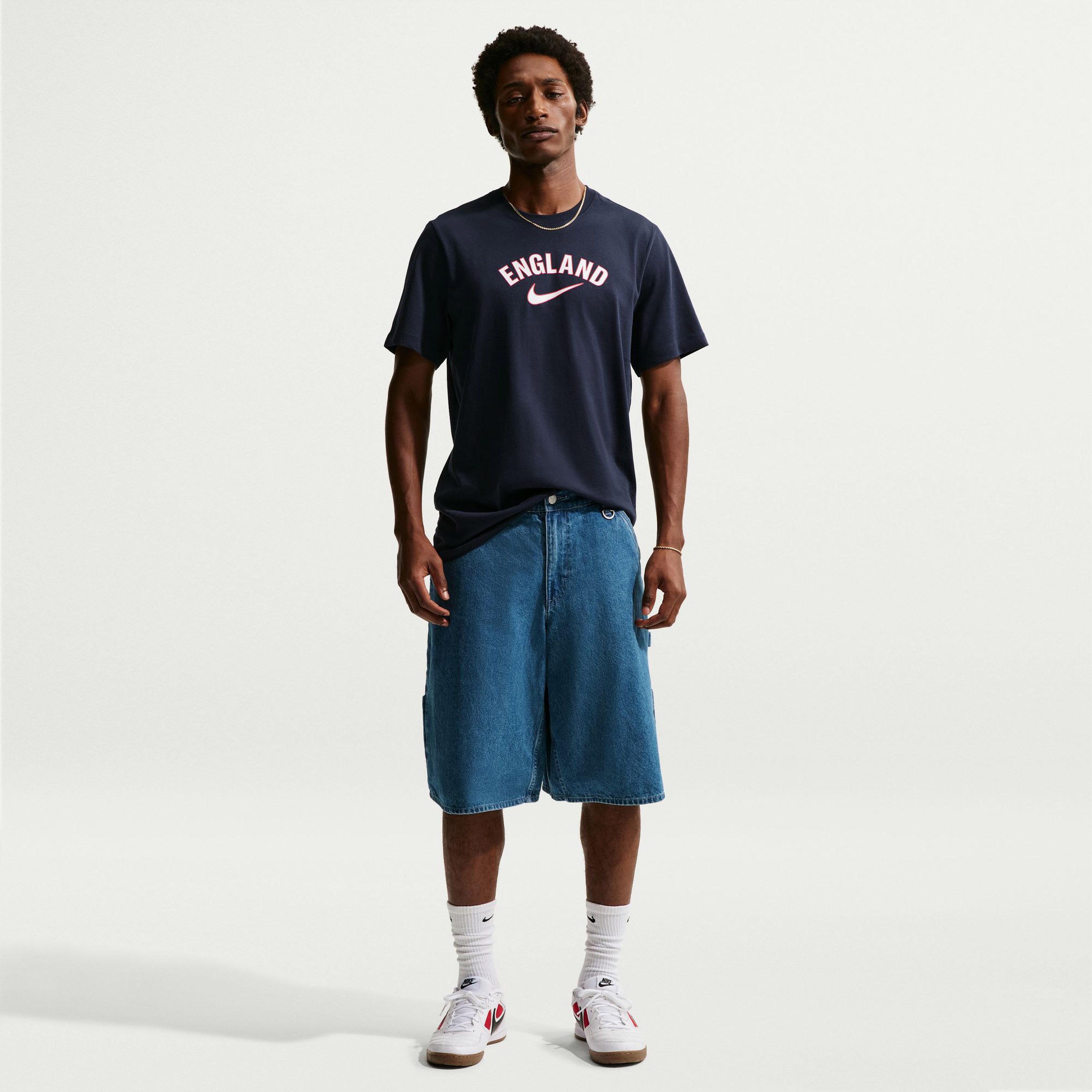 Nike İngiltere Milli Takım Erkek Lacivert T-Shirt