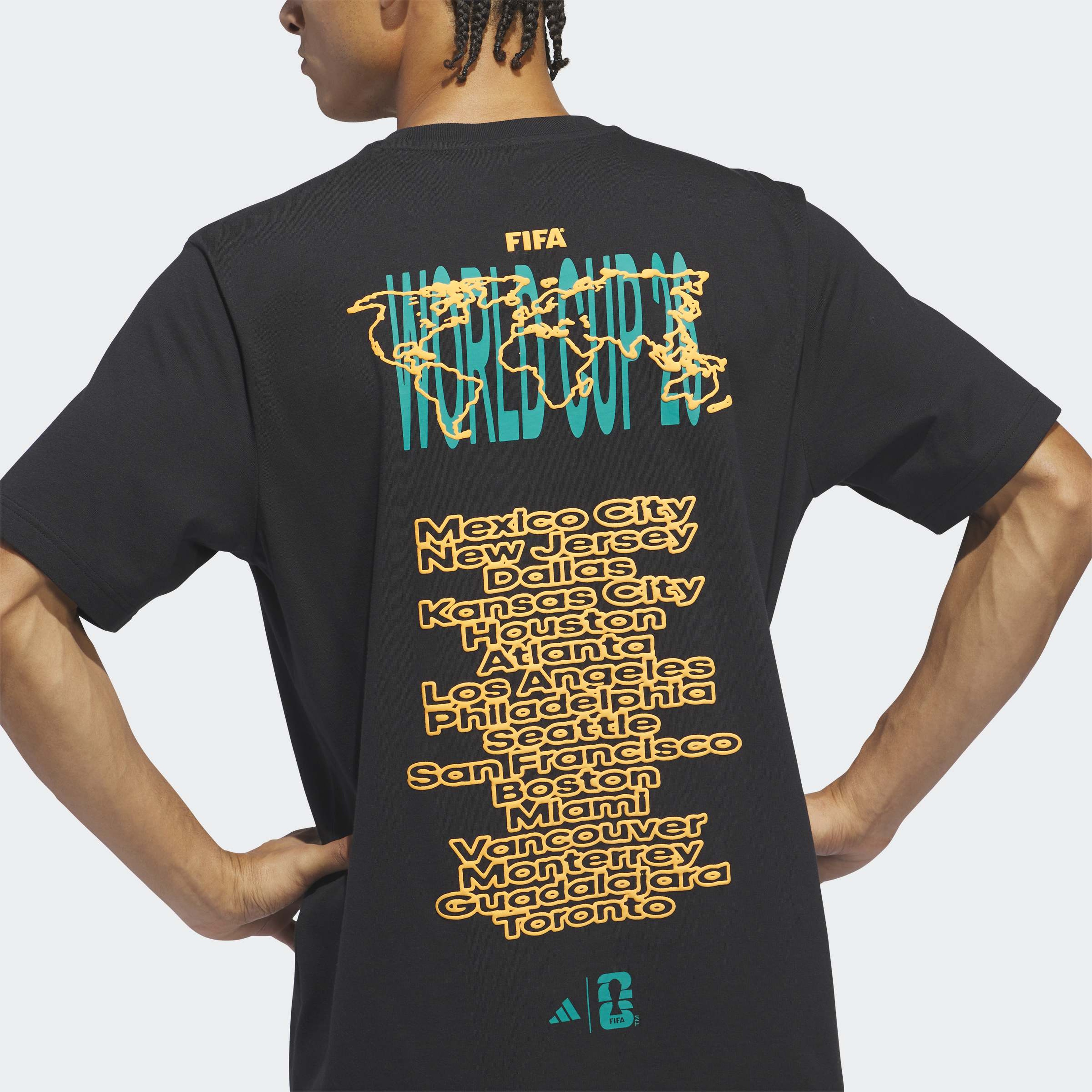 adidas Wc Tour 1 Erkek Siyah T-Shirt