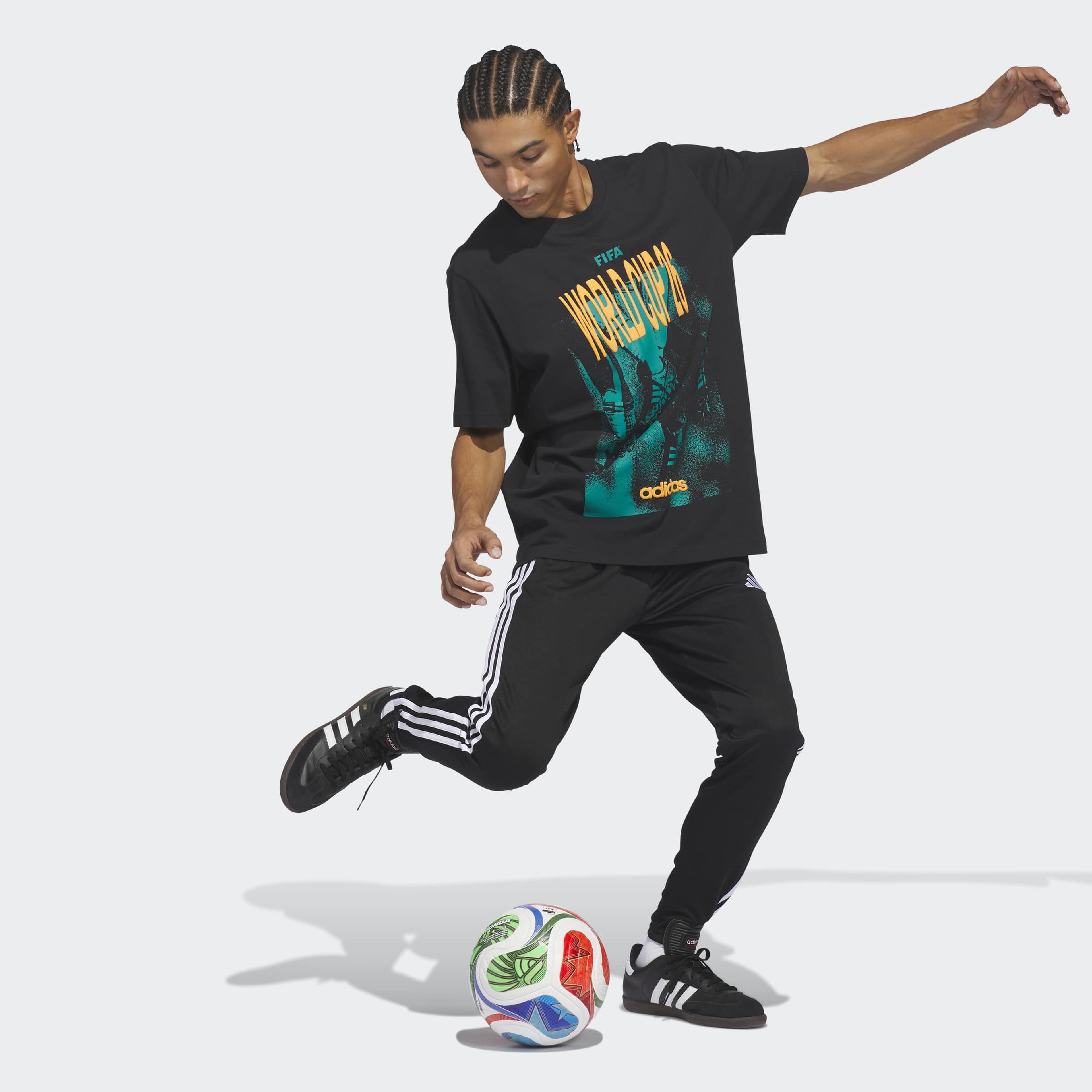 adidas Wc Tour 1 Erkek Siyah T-Shirt