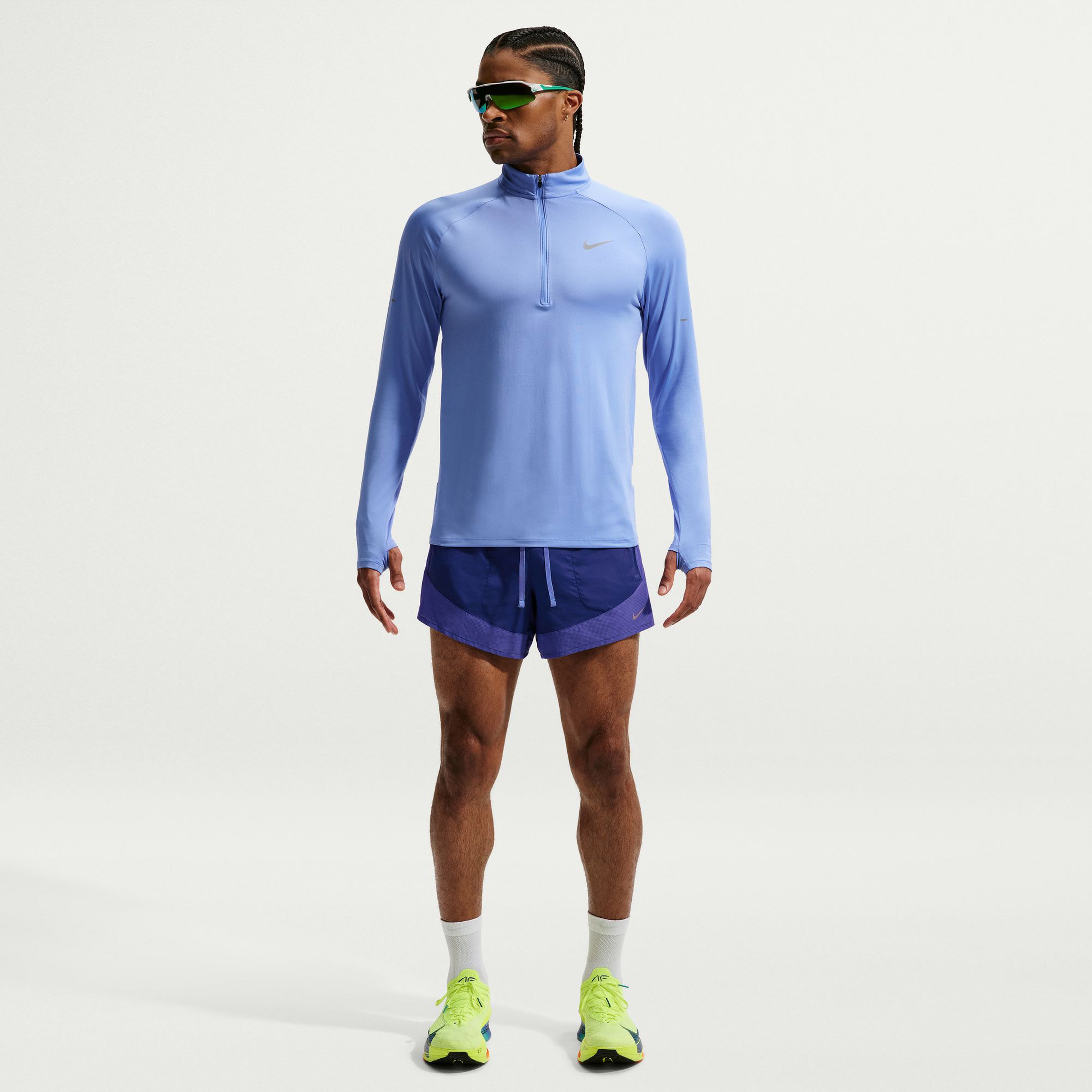 Nike Dri-FIT Stride Erkek Lacivert Koşu Şort