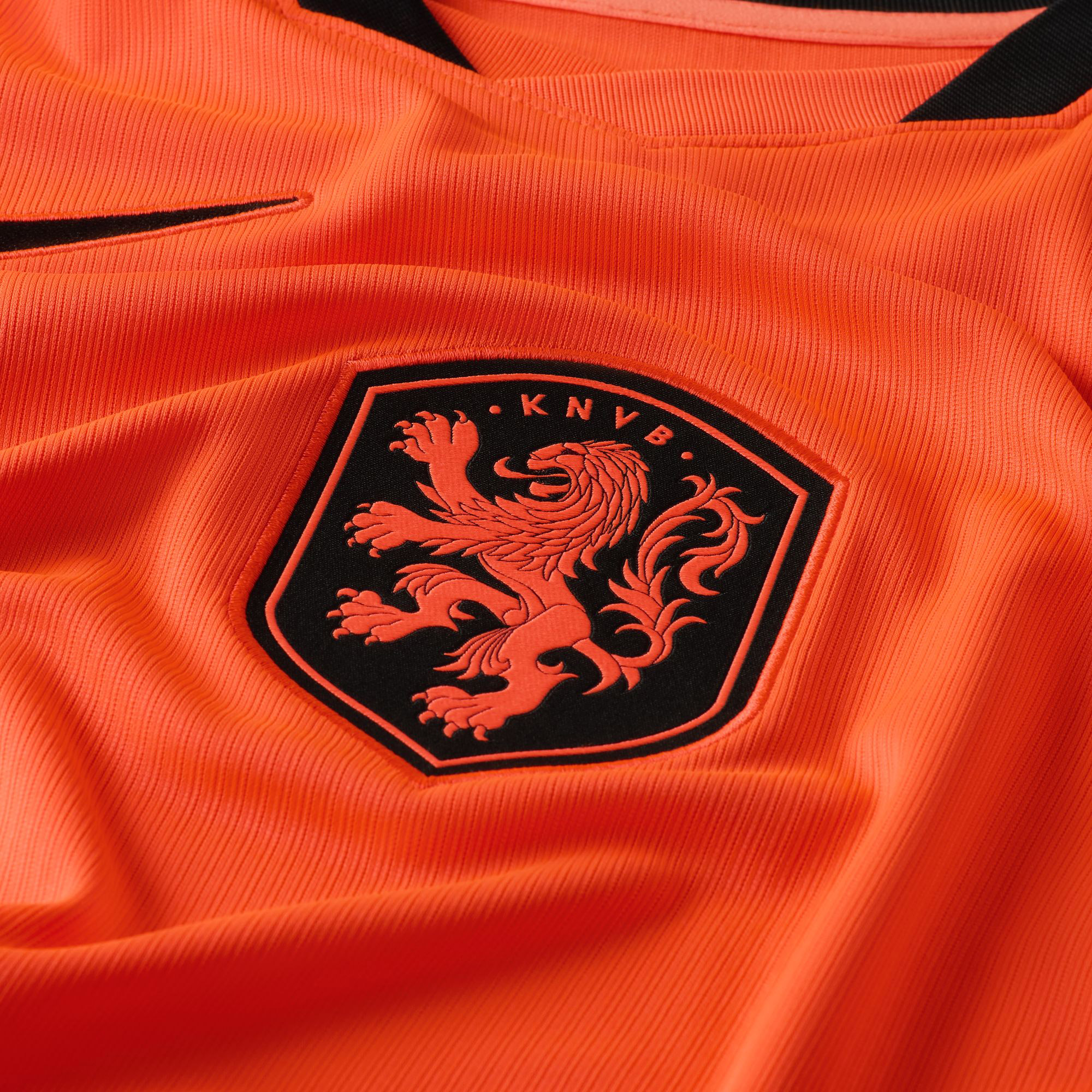 Nike Dri-FIT Netherlands 2026 Stadium Home Erkek Turuncu Futbol Forma