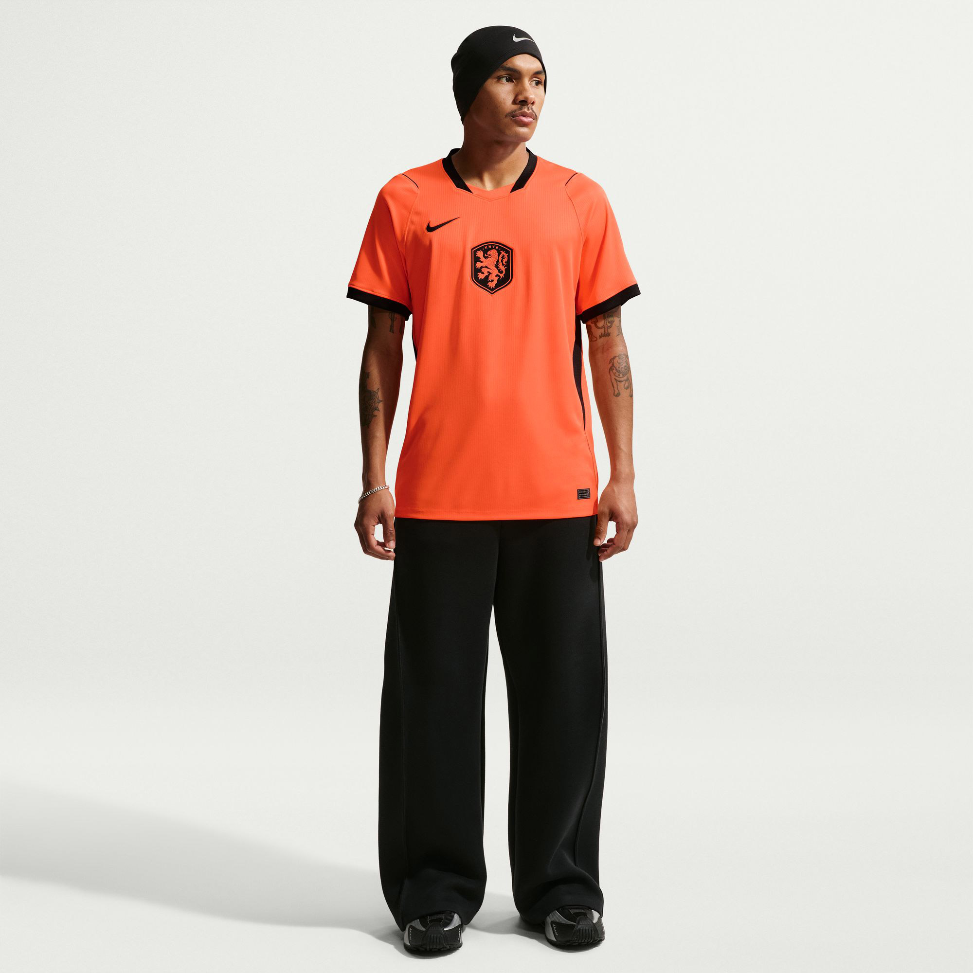 Nike Dri-FIT Netherlands 2026 Stadium Home Erkek Turuncu Futbol Forma