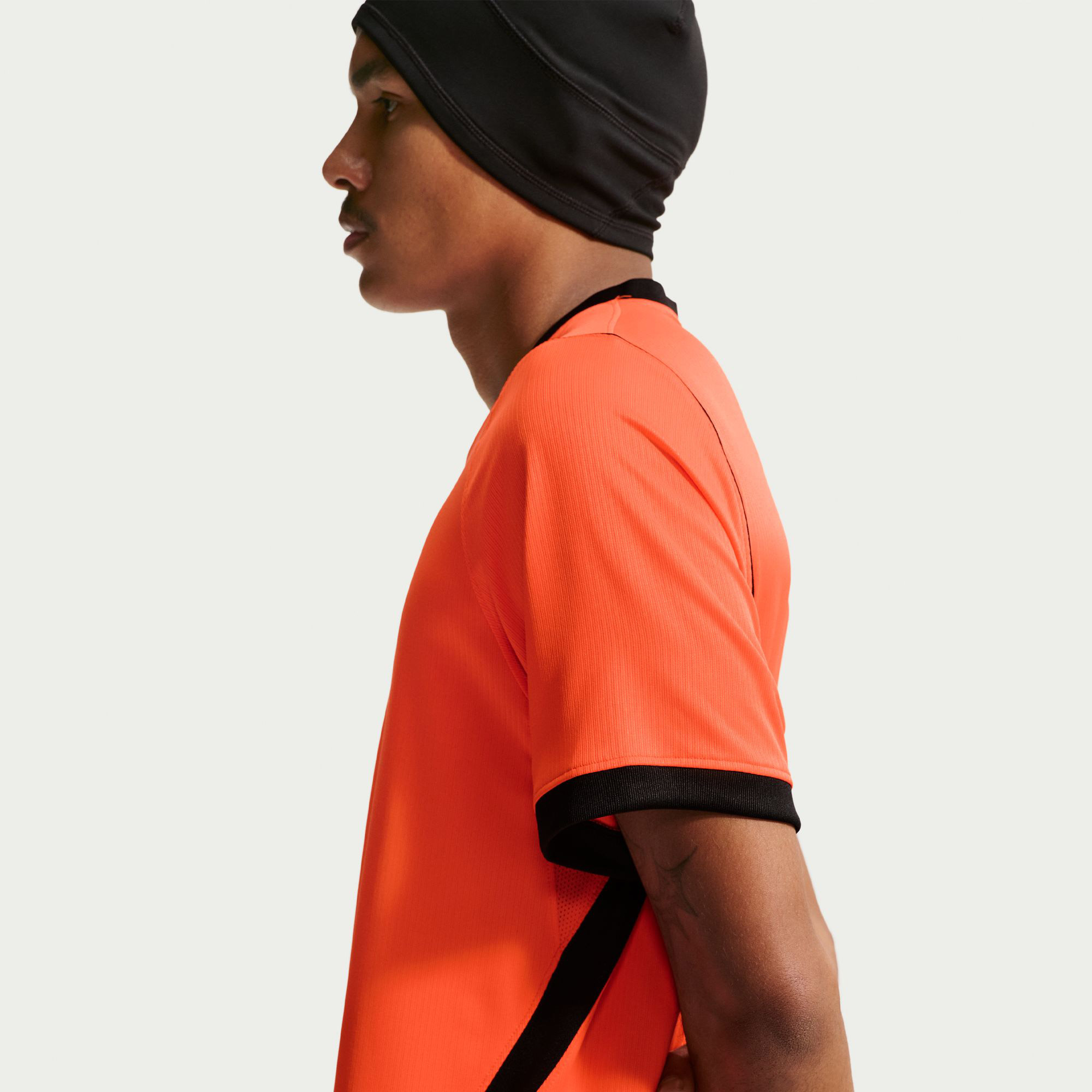Nike Dri-FIT Netherlands 2026 Stadium Home Erkek Turuncu Futbol Forma