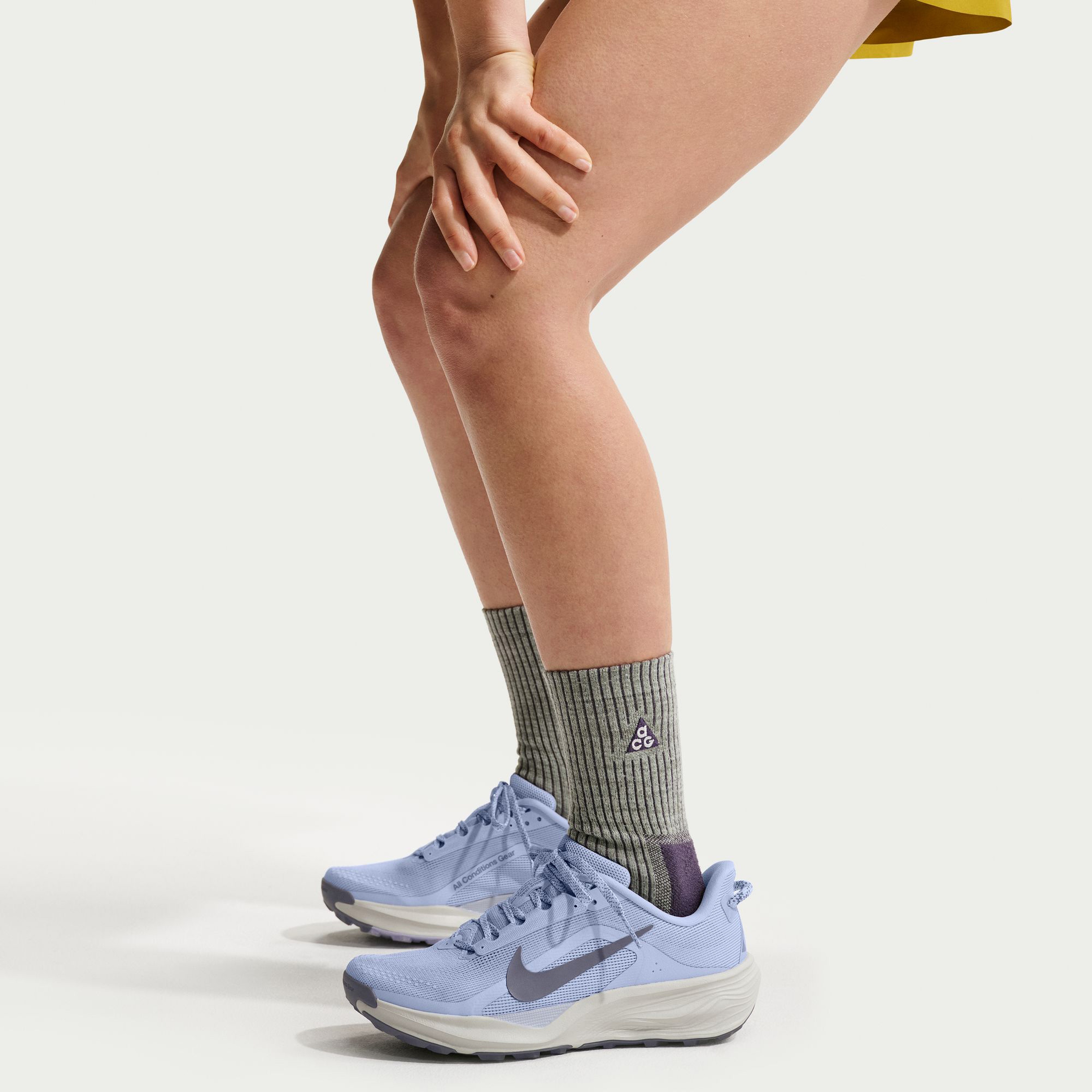 Nike Acg Pegasus Trail Kadın Gri Koşu Ayakkabısı