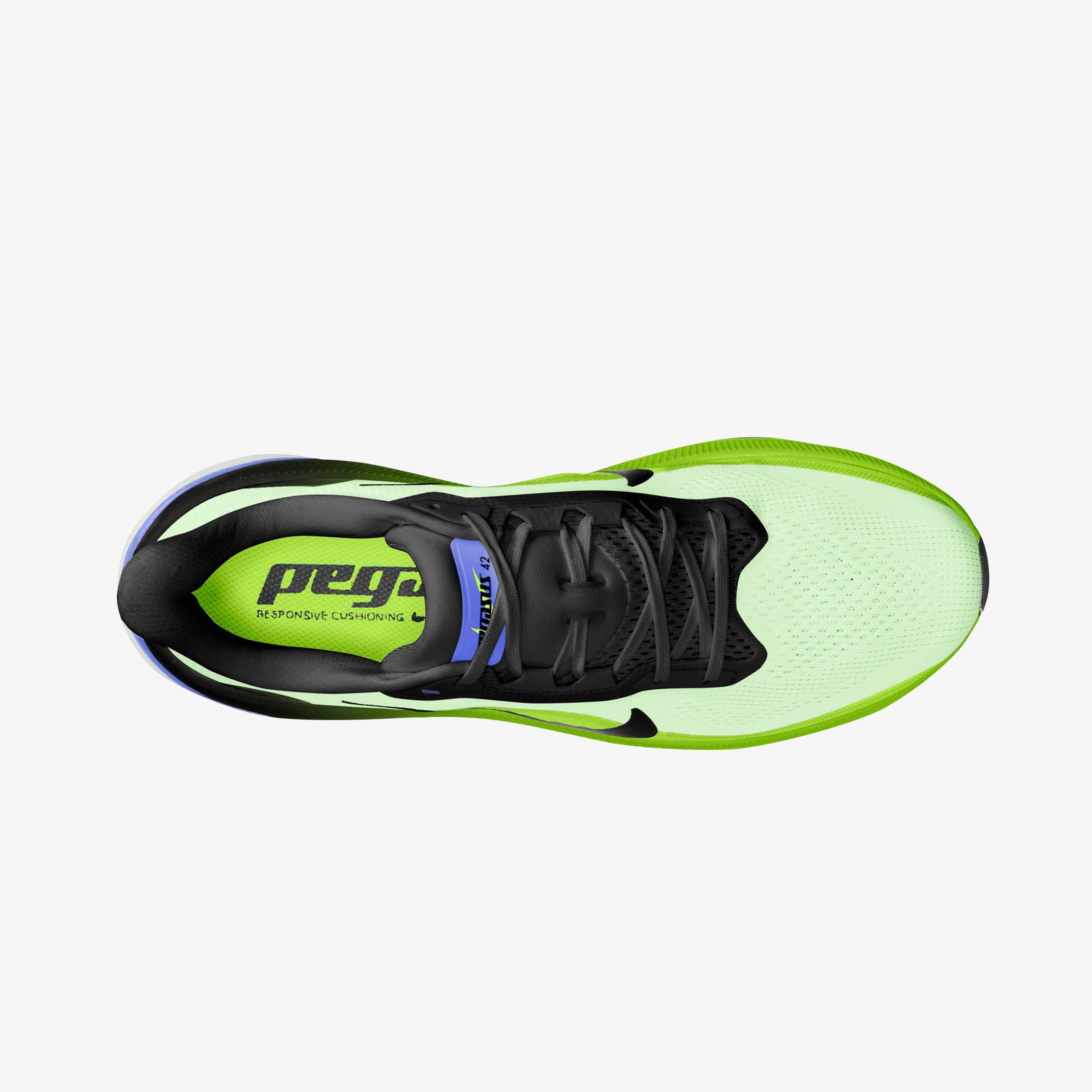 Nike Air Zoom Pegasus 42 Erkek Sarı Koşu Ayakkabısı