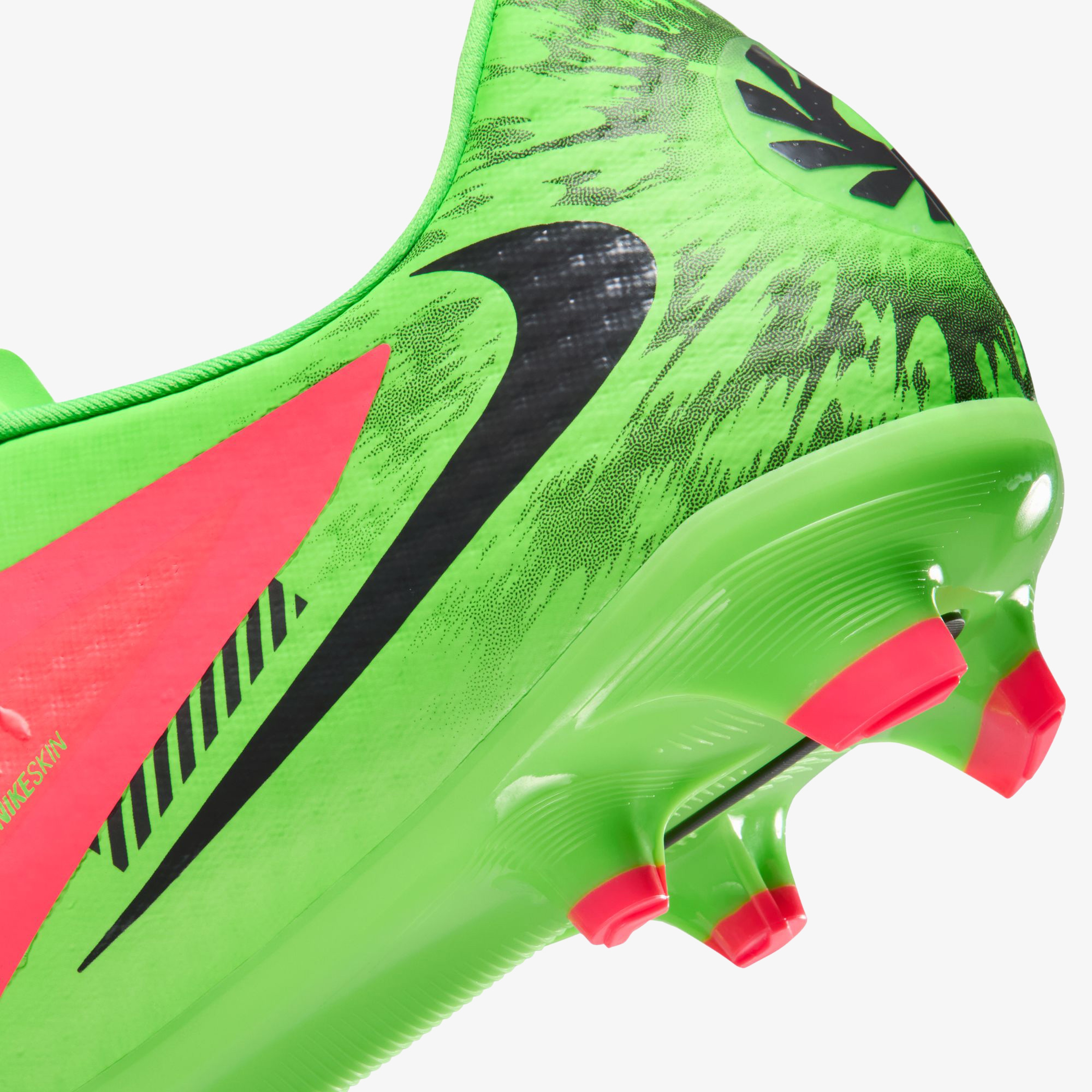 Nike Phantom 6 Low Acad Fg/Mg Eh Erkek Turuncu Çim Saha Kramponu