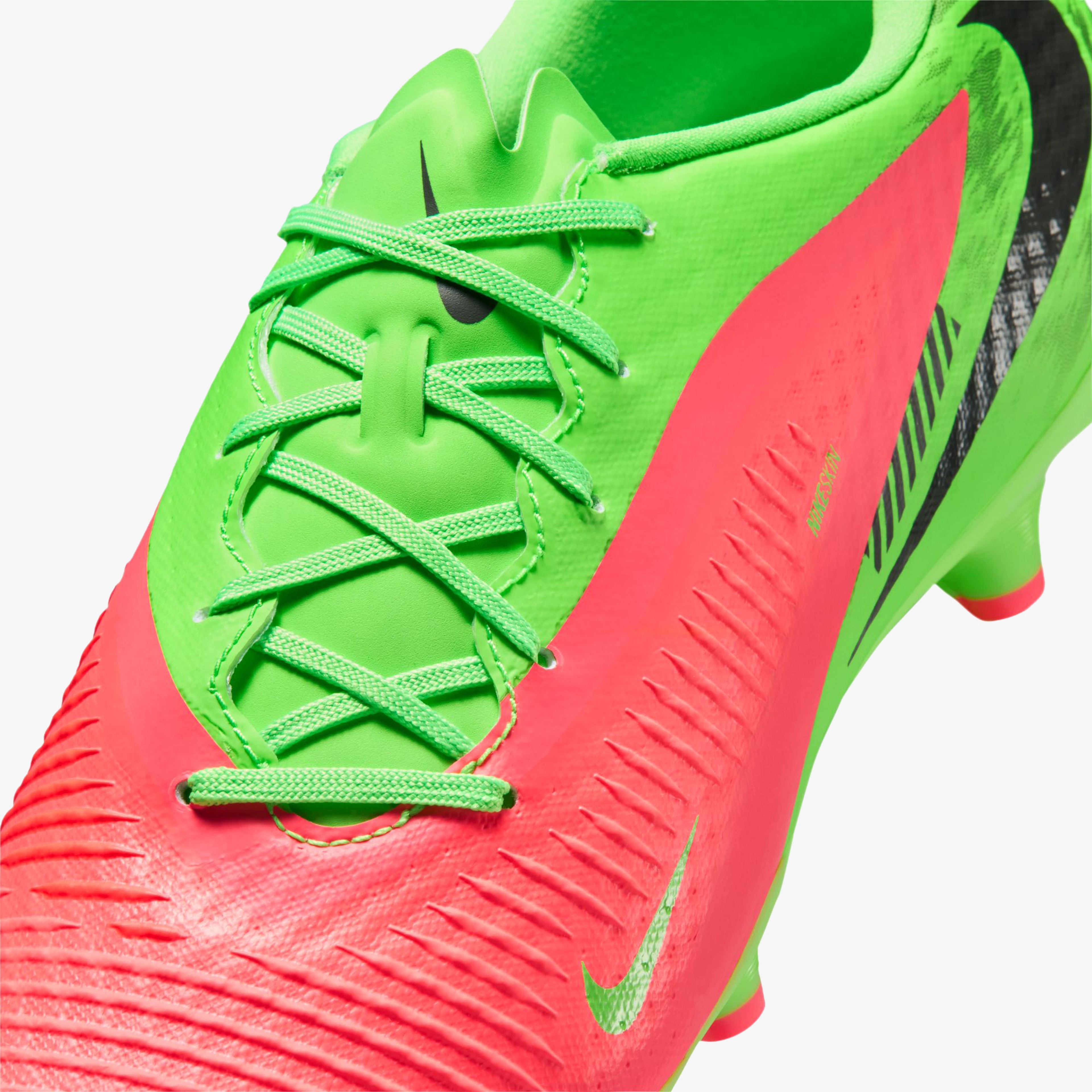 Nike Phantom 6 Low Acad Fg/Mg Eh Erkek Turuncu Çim Saha Kramponu