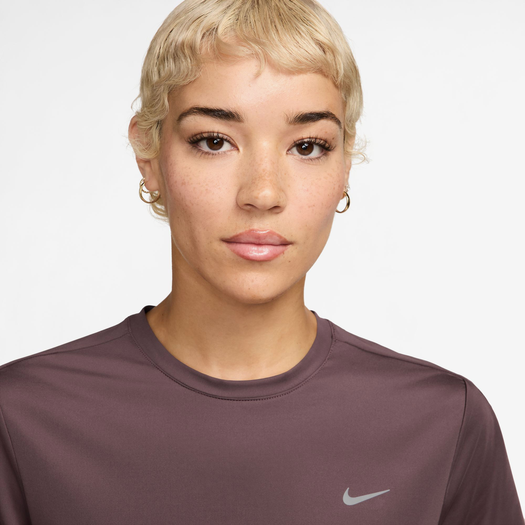Nike Swift Kadın Mor Koşu T-Shirt