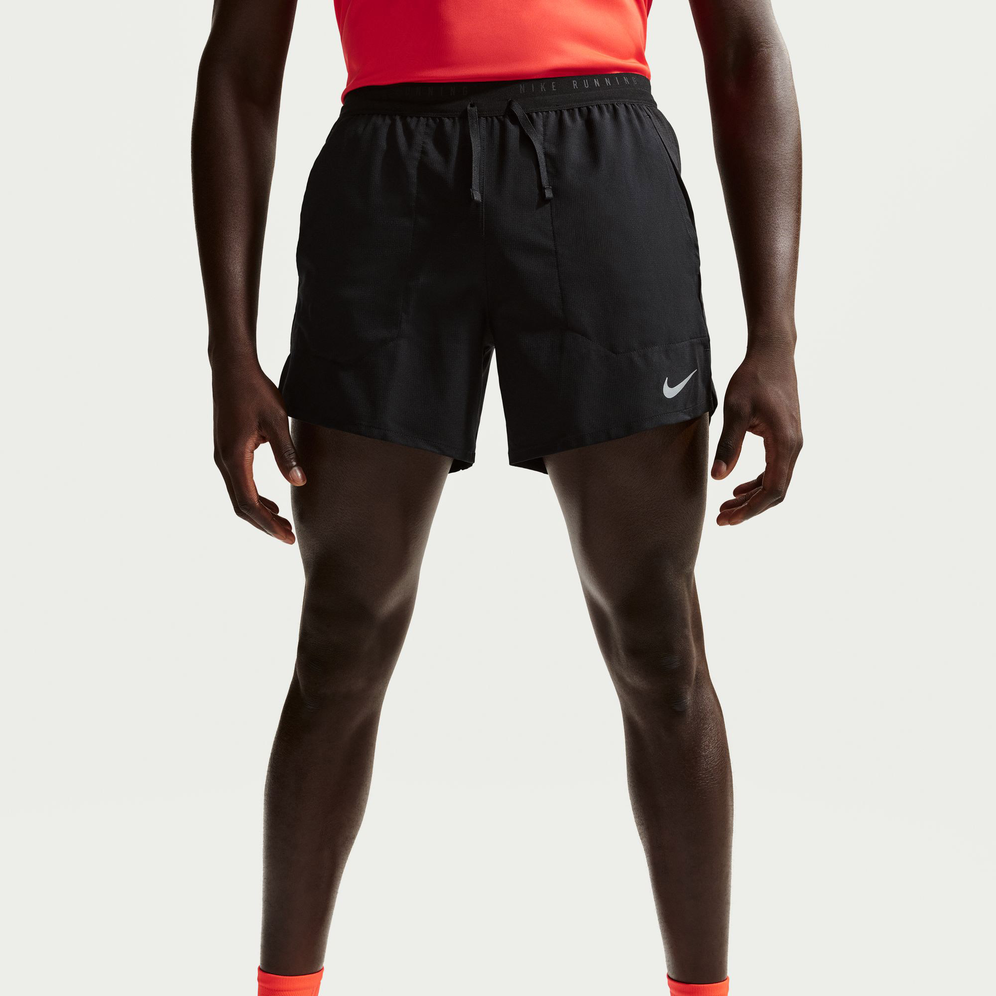 Nike Dri-FIT Stride Erkek Siyah Koşu Şort
