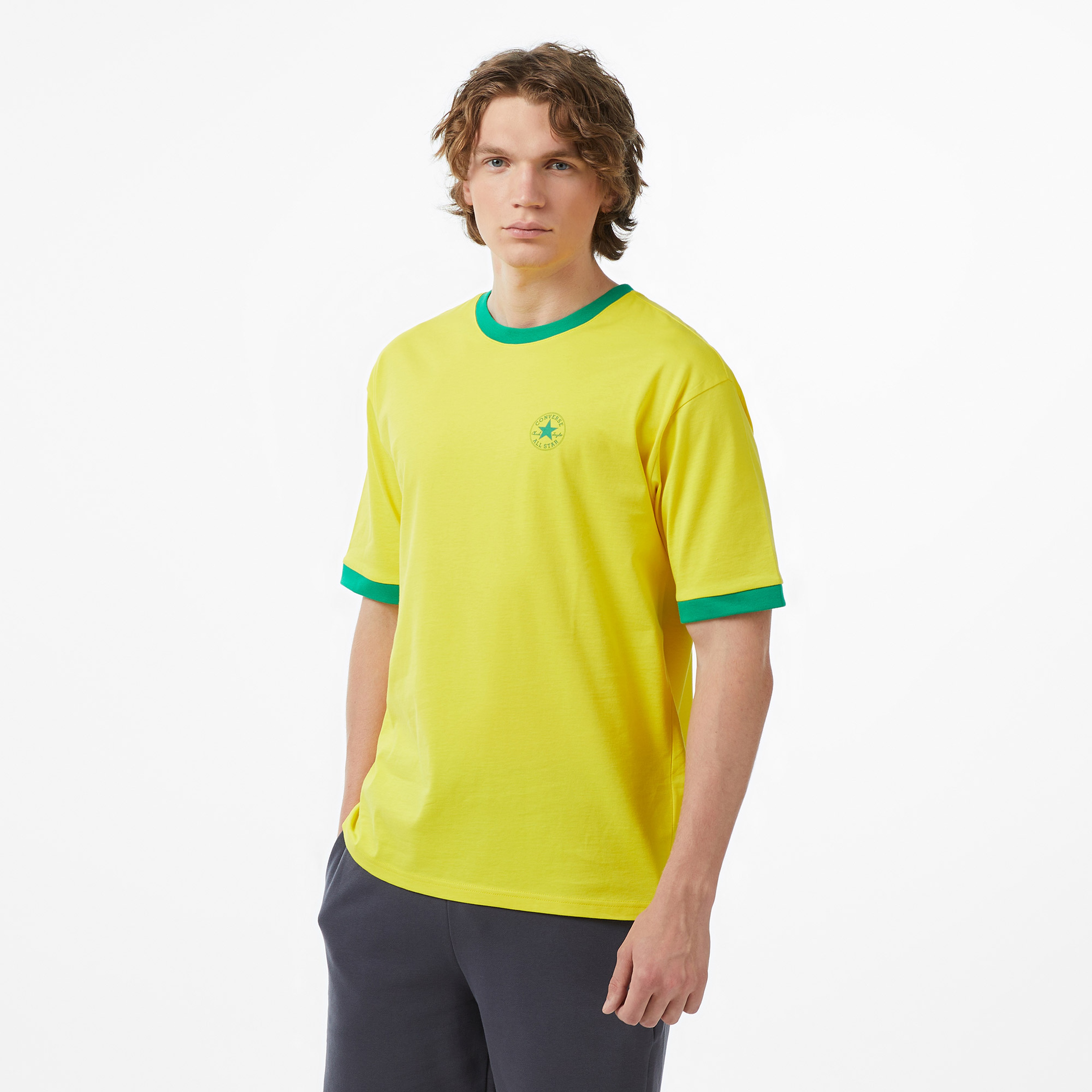 Converse Erkek Dünya Kupası Sarı T-Shirt