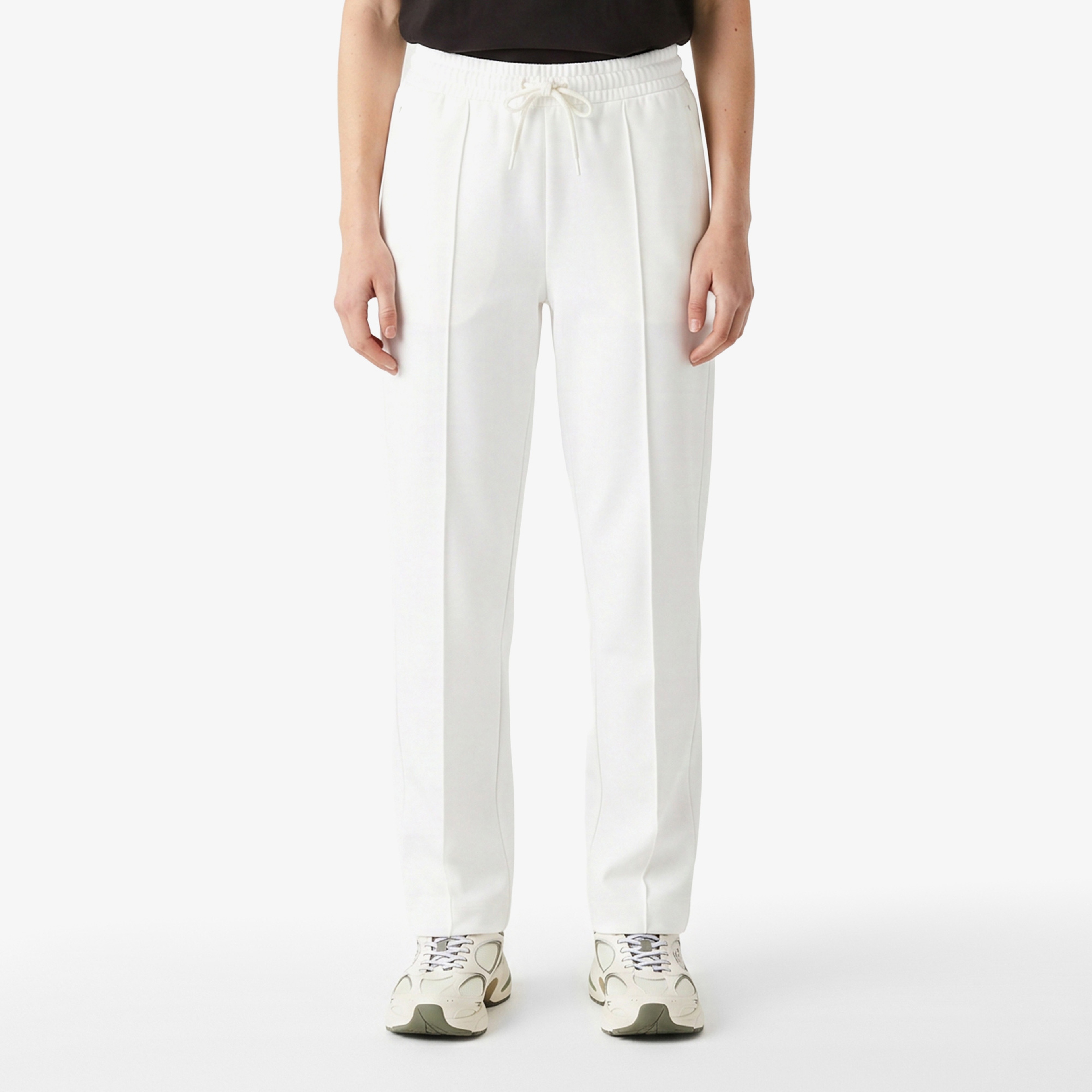 Lacoste Loose Fit Kadın Beyaz Eşofman Altı