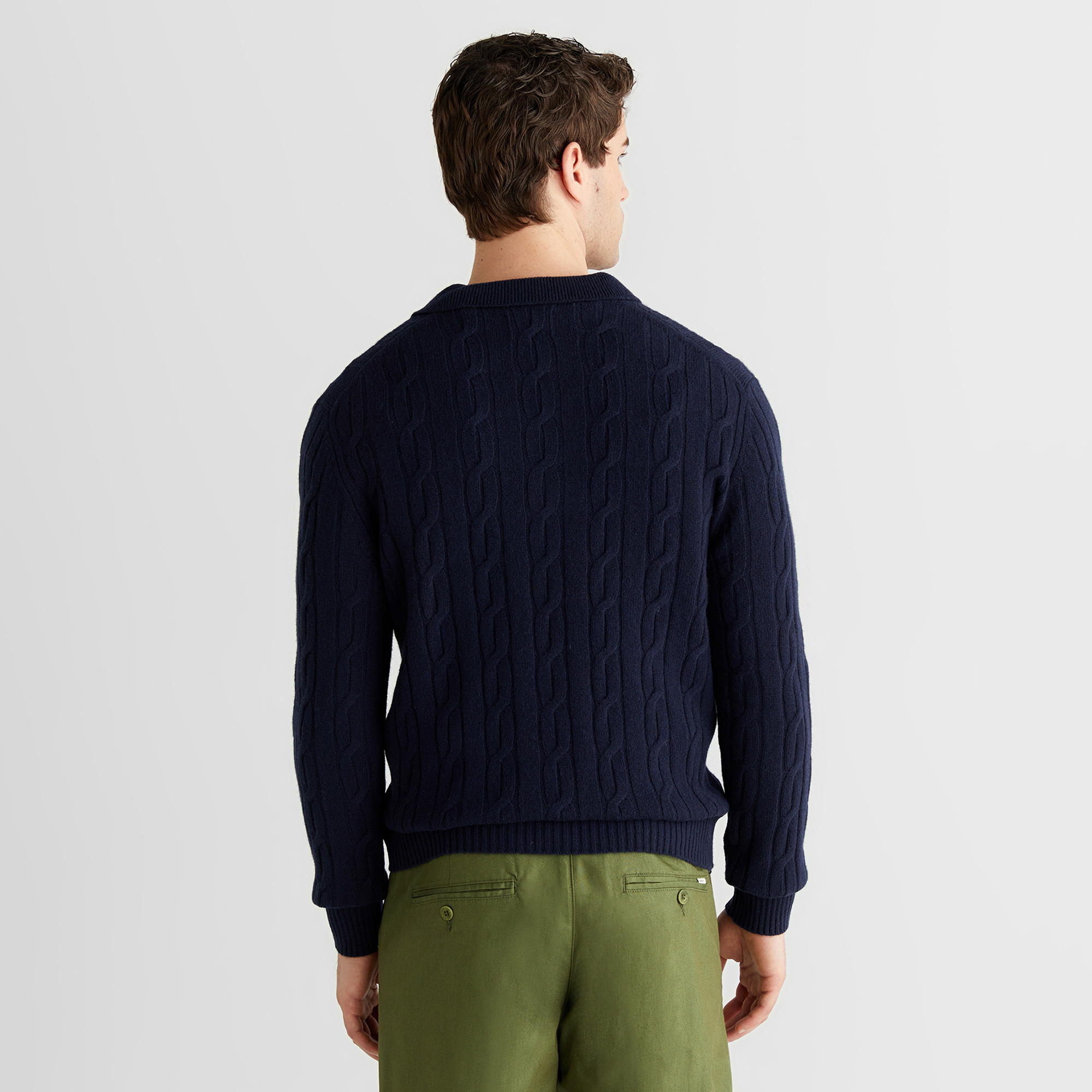 GANT Erkek Lacivert Regular Fit Polo Yaka Triko