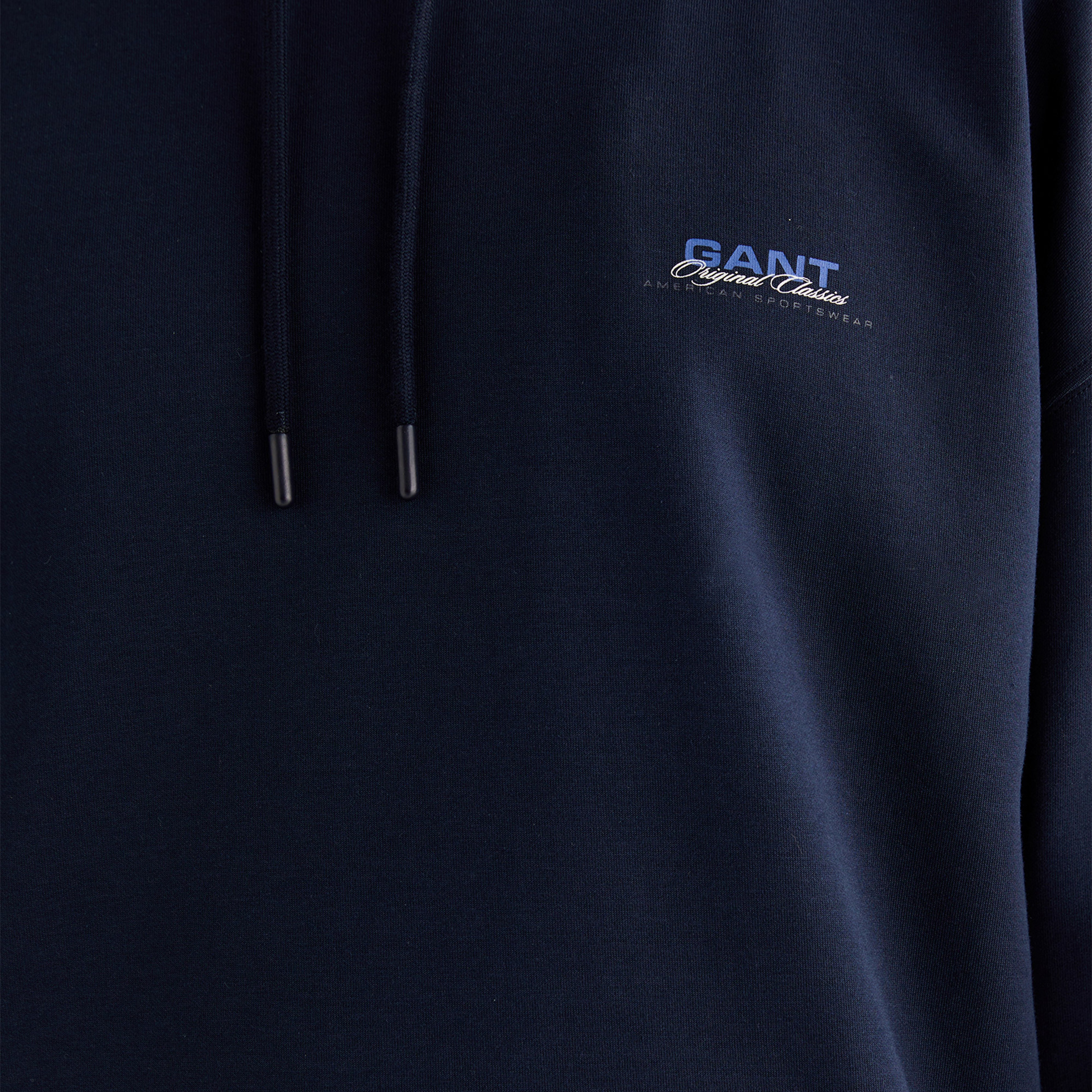 GANT Erkek Lacivert Regular Fit Kapüşonlu Sweatshirt