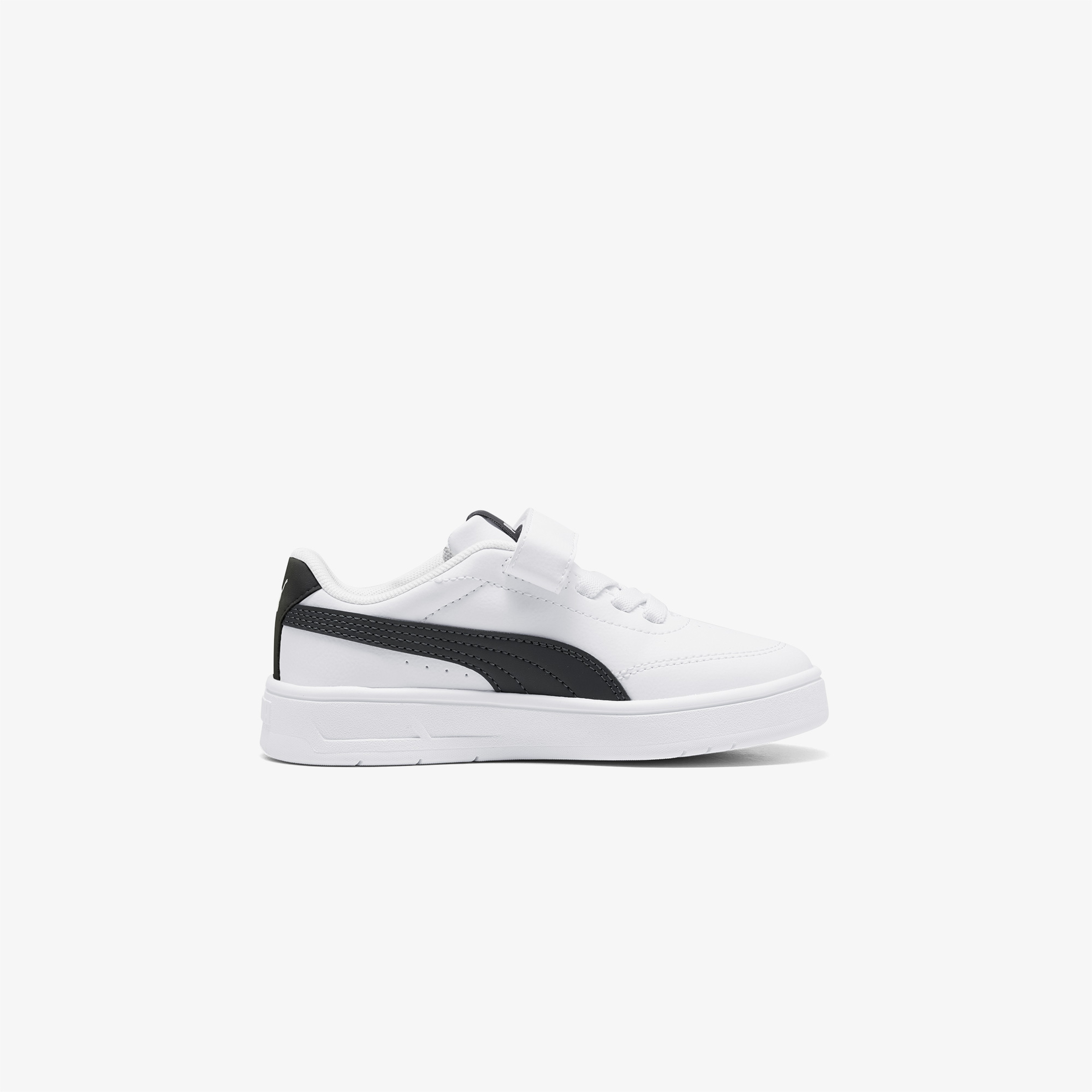 Puma Court Classic Clean Çocuk Siyah Spor Ayakkabı