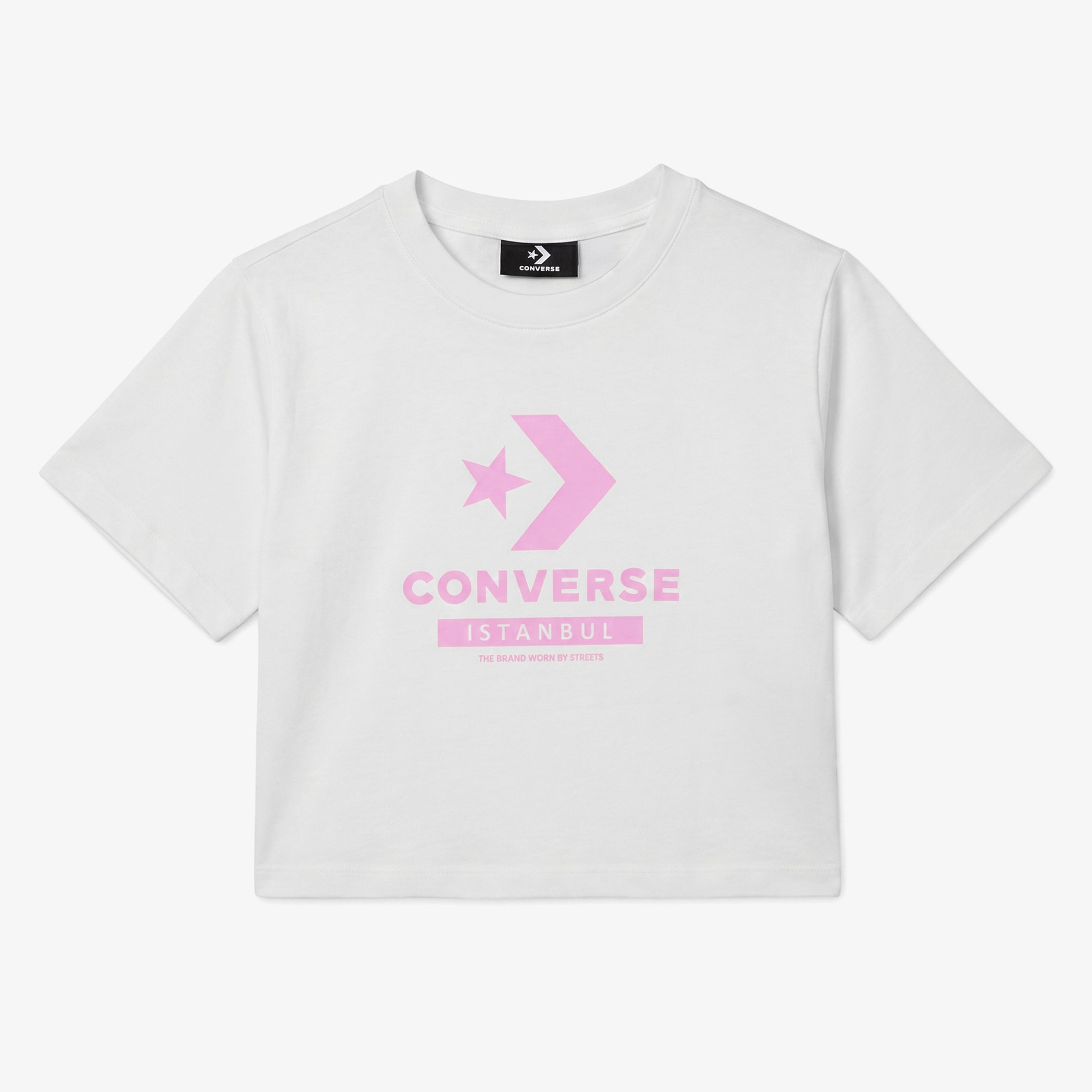 Converse Kadın Krem T-Shirt