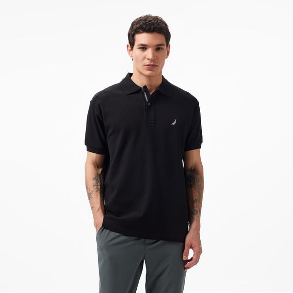Nautica Erkek Siyah Classic Fit Kısa Kollu Polo