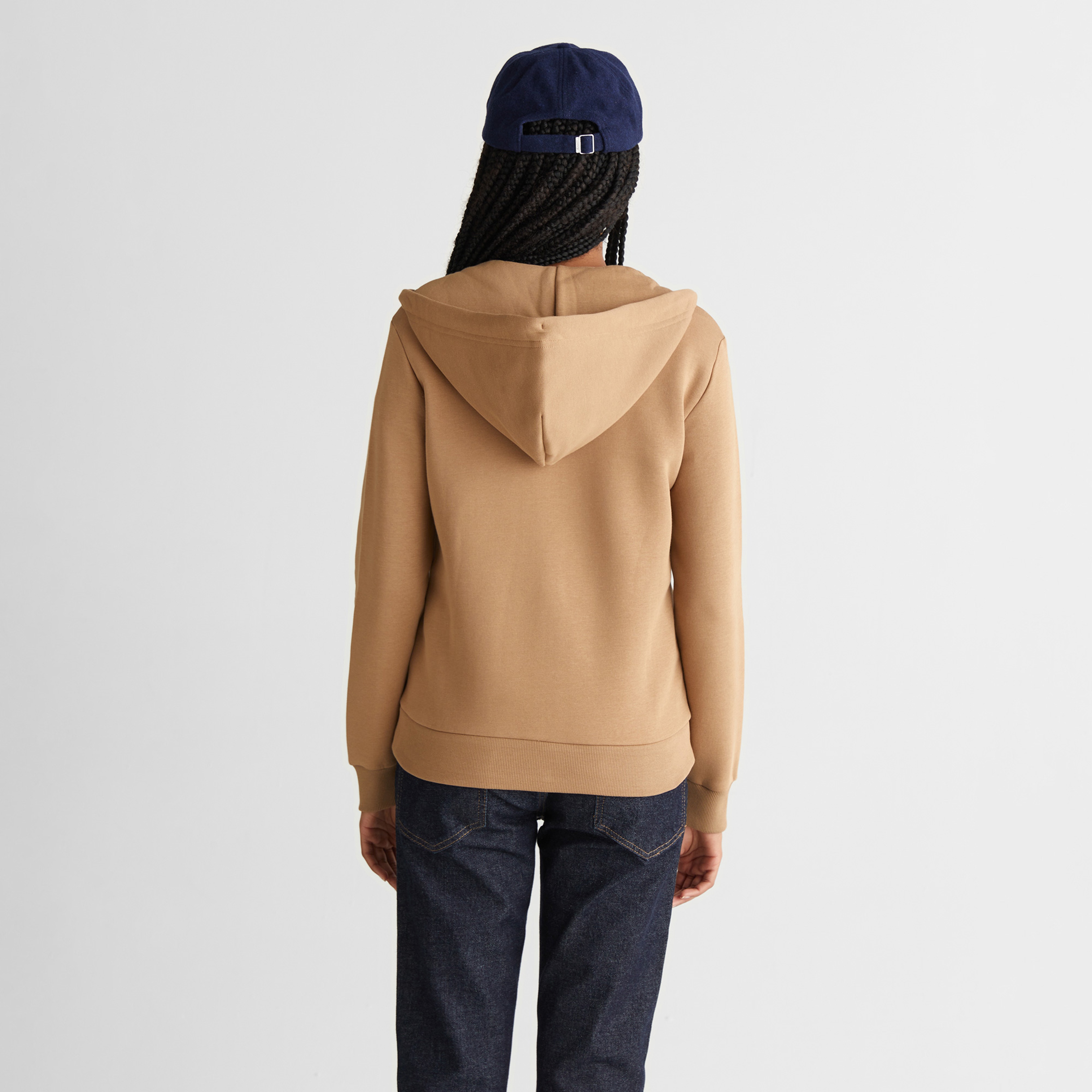 GANT Kadın Yeşil Regular Fit Kapüşonlu Fermuarlıı Sweatshirt