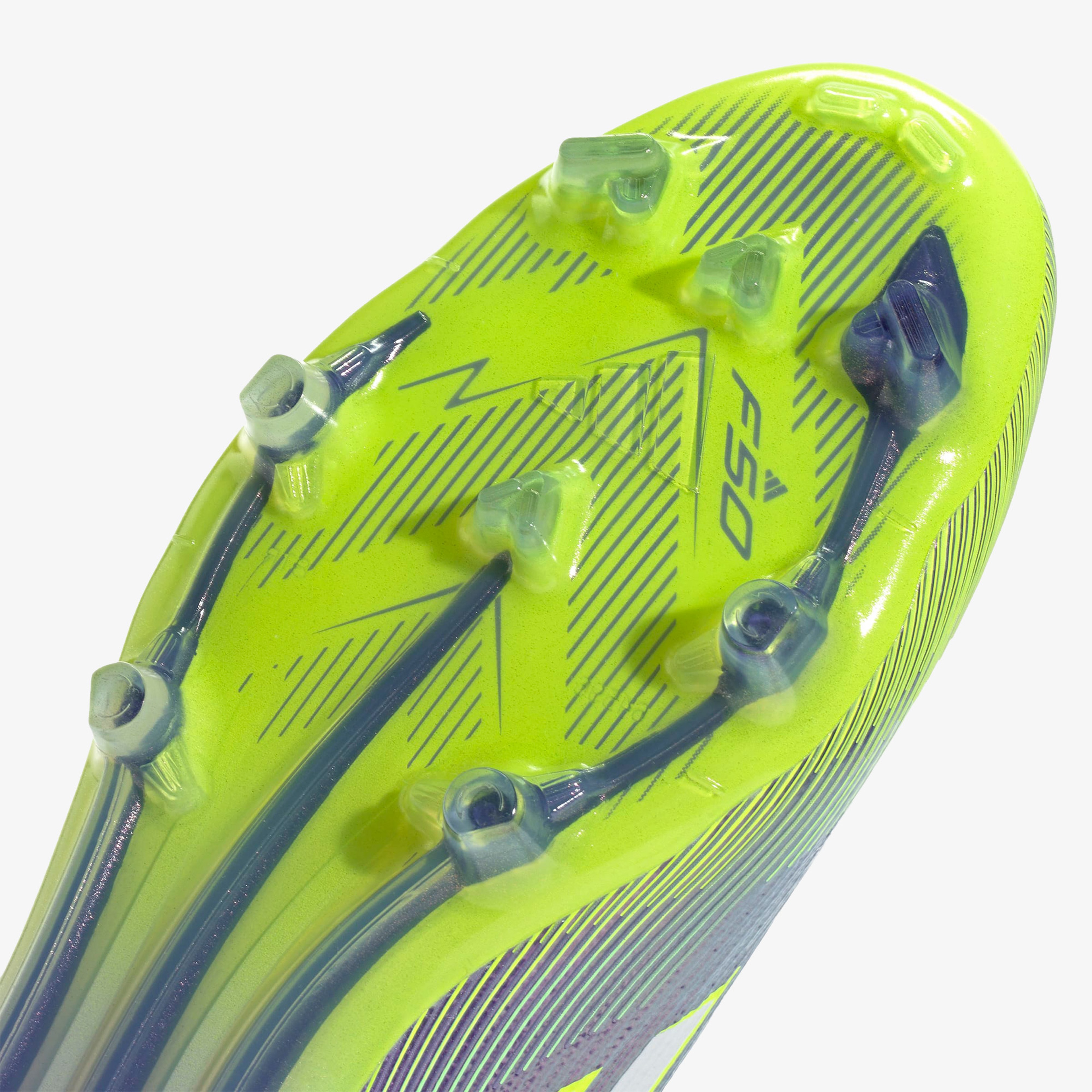 adidas F50 Elite Erkek Mor Çim Saha Kramponu