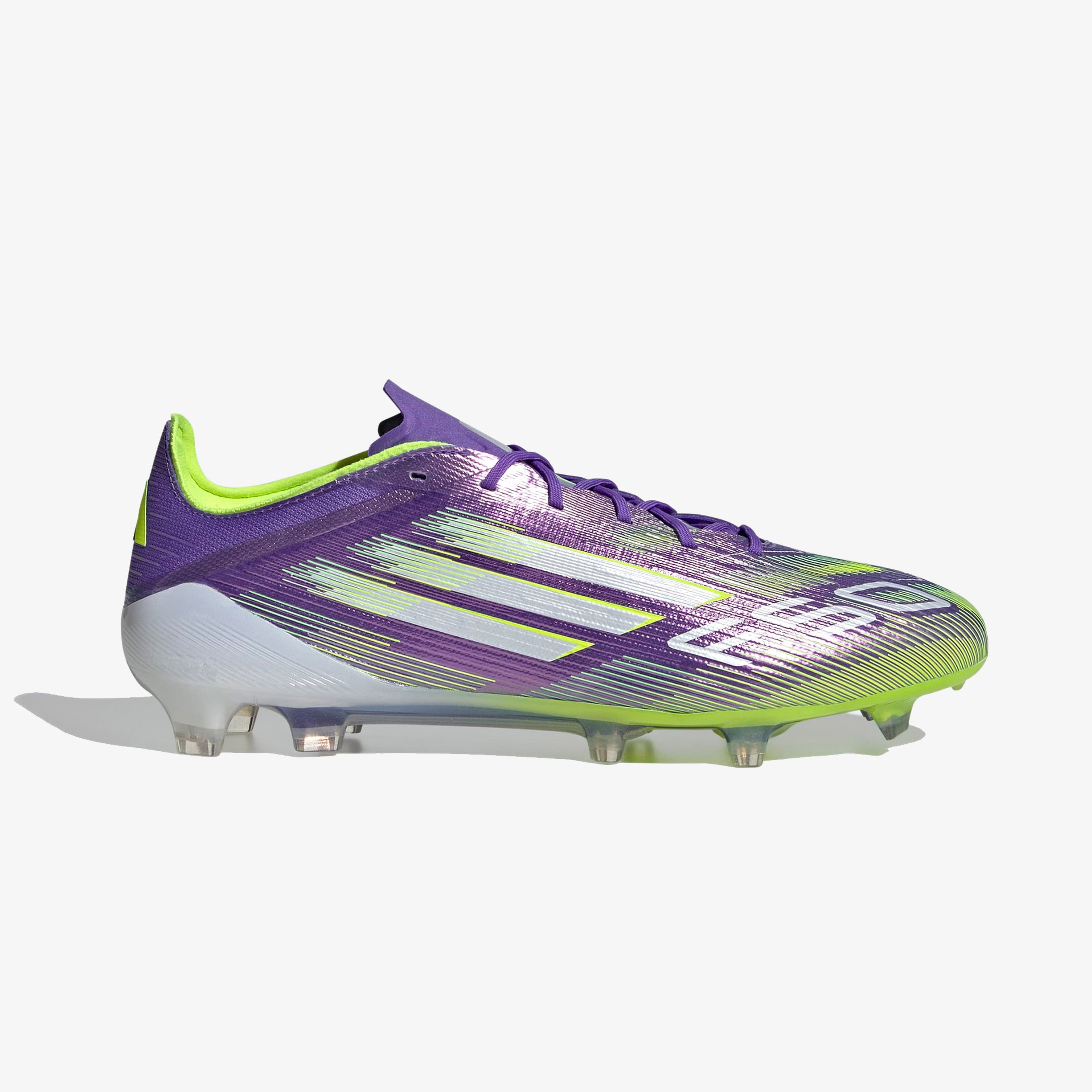 adidas F50 Elite Erkek Mor Çim Saha Kramponu