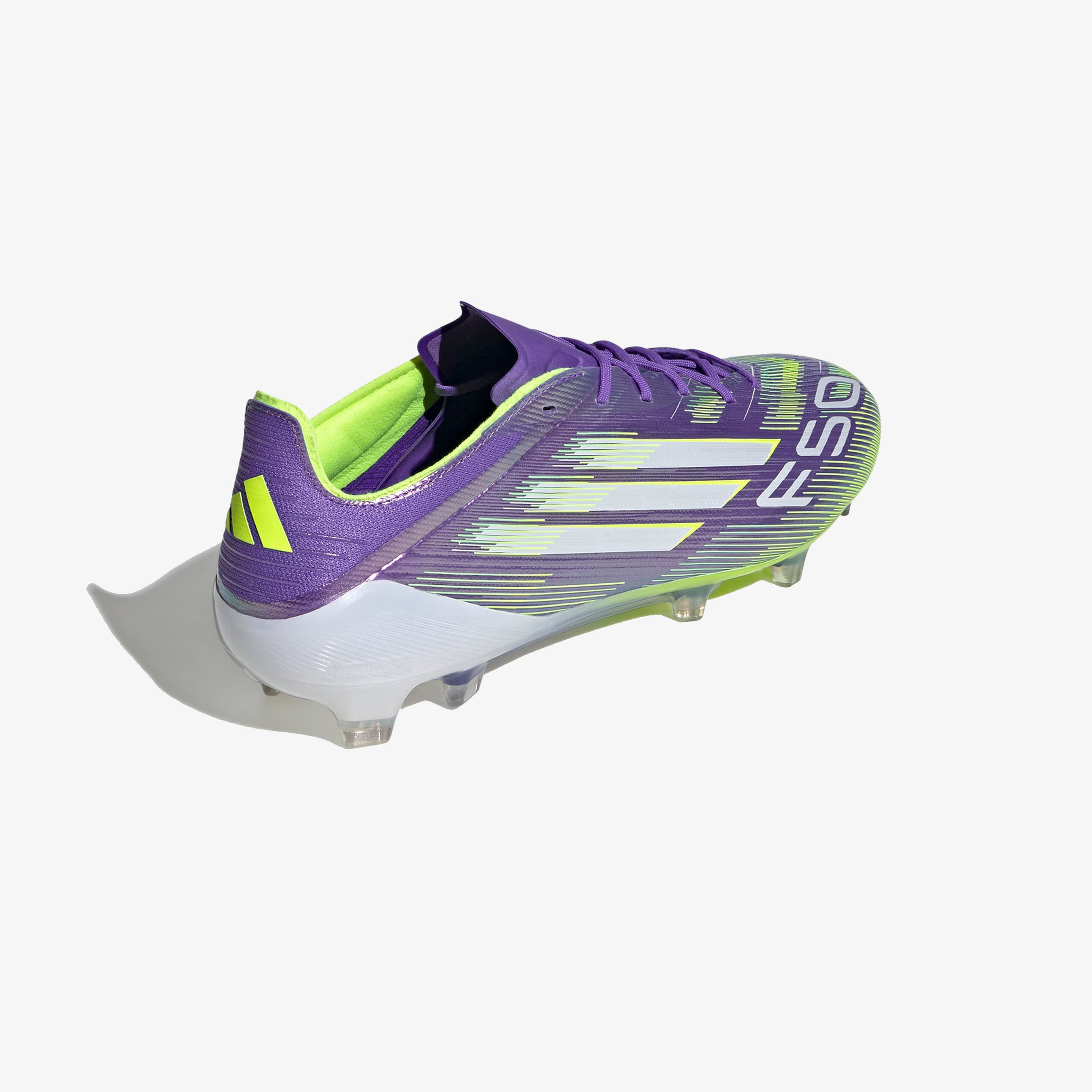 adidas F50 Elite Erkek Mor Çim Saha Kramponu