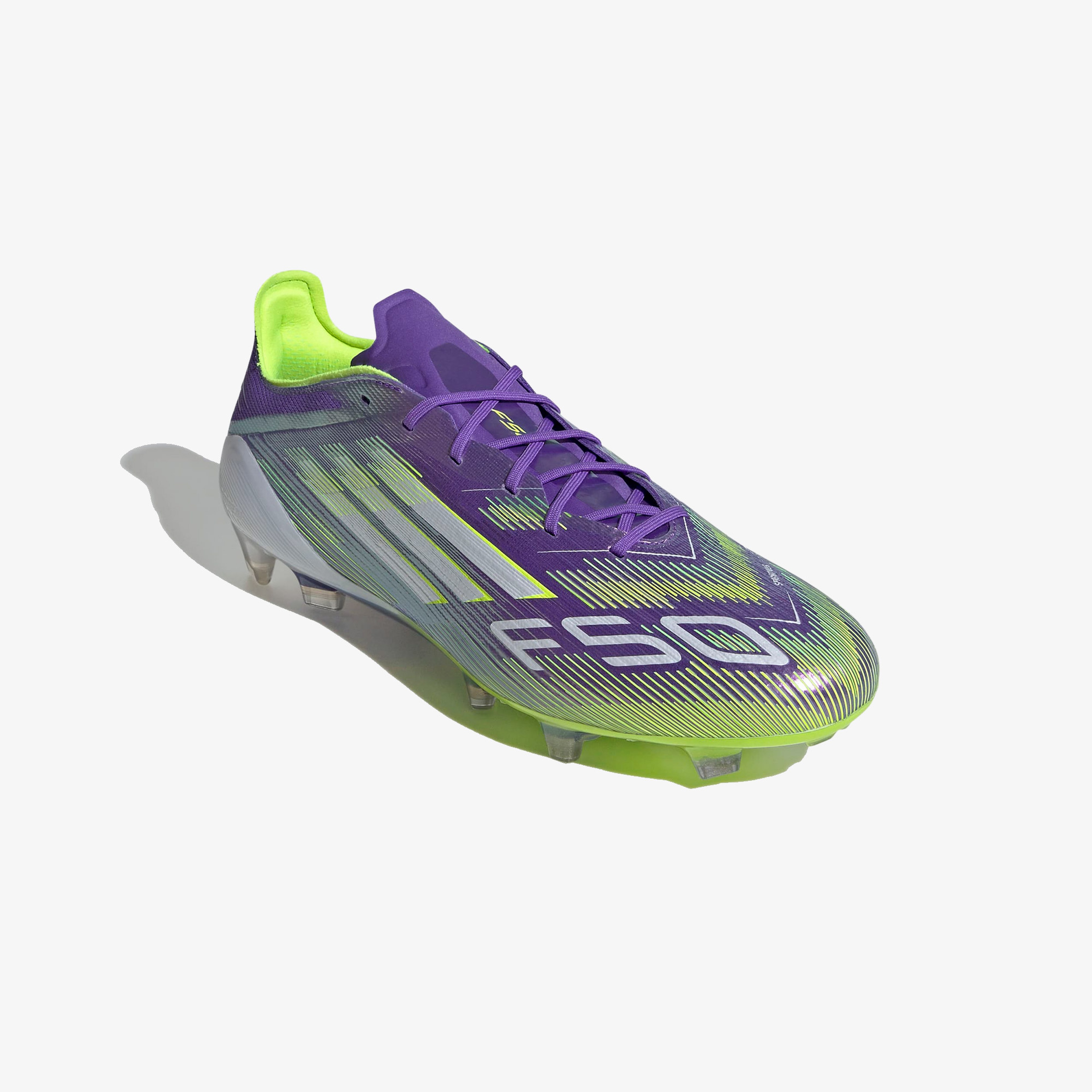 adidas F50 Elite Erkek Mor Çim Saha Kramponu