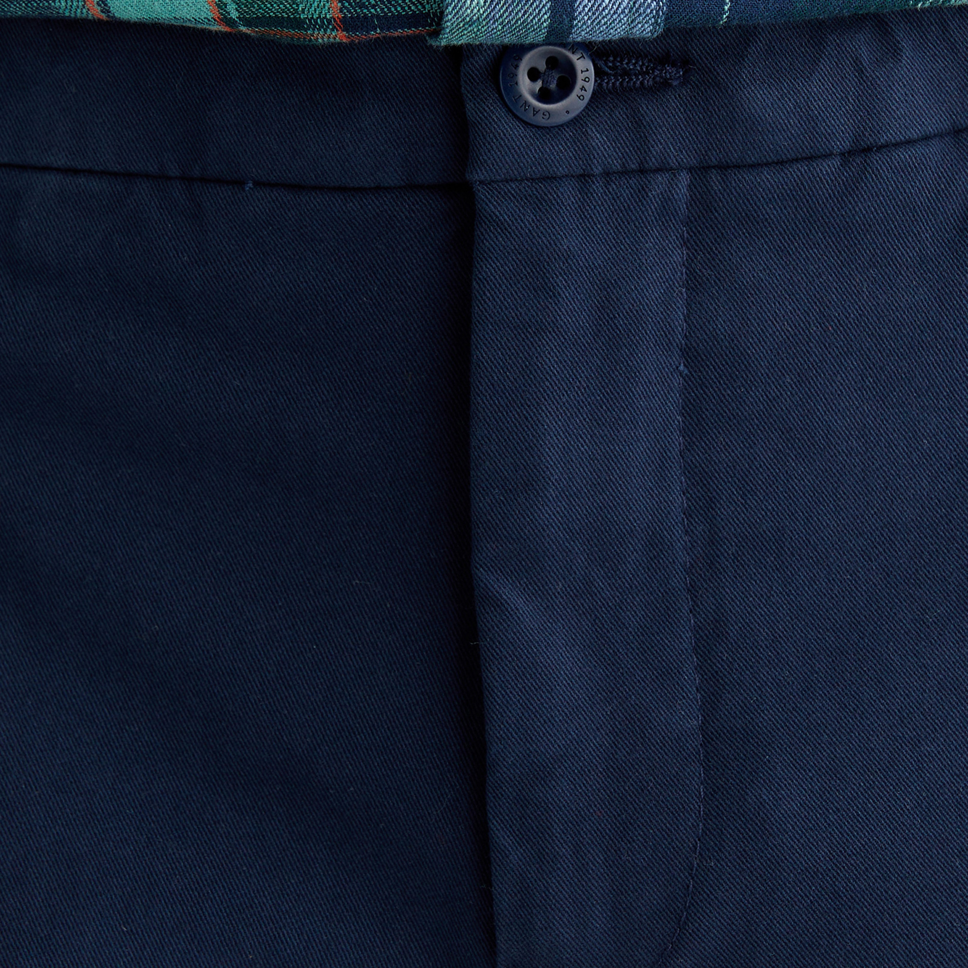 GANT Erkek Mavi Slim Fit Pantolon