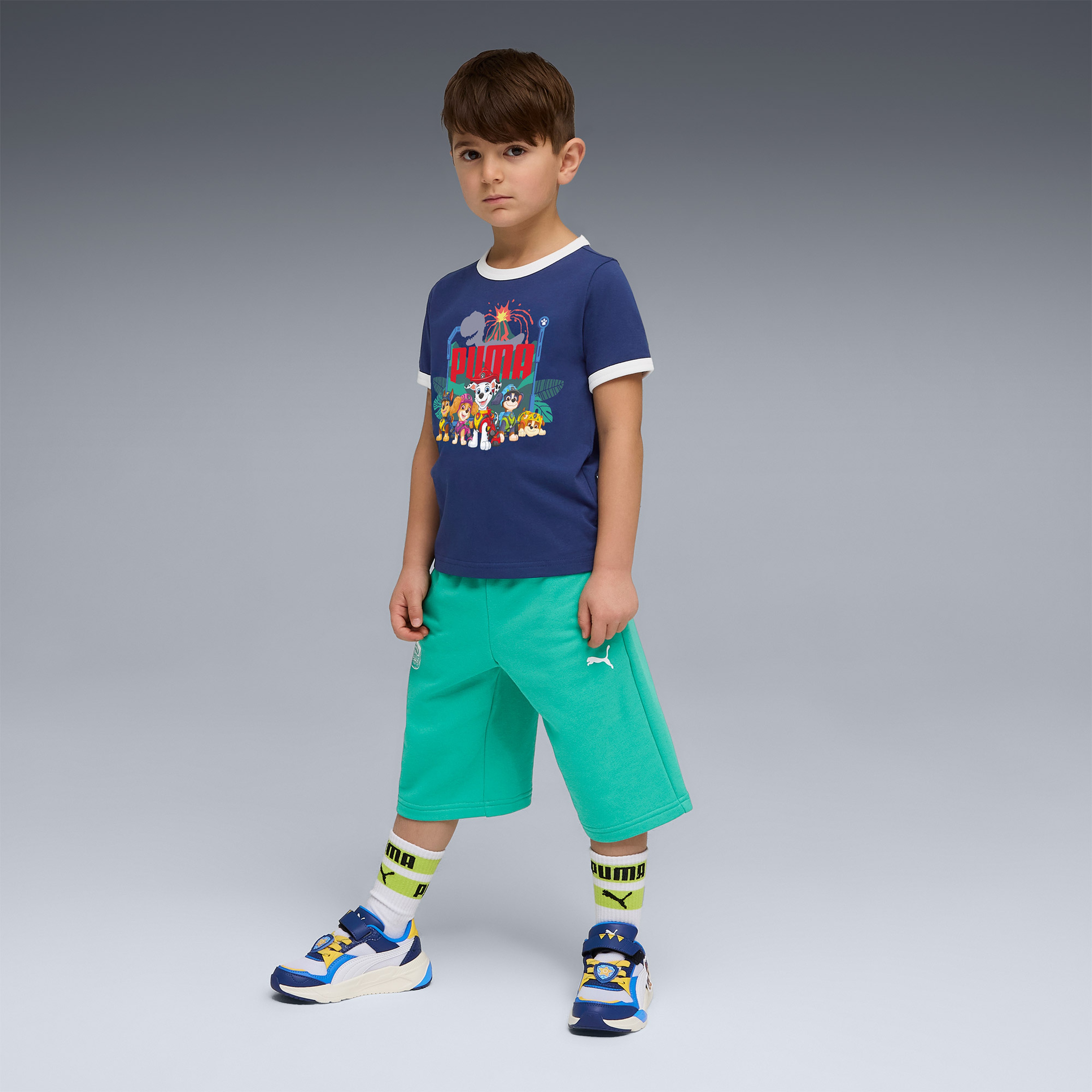 Puma X Paw Patrol Ringer  Çocuk Mavi T-Shirt