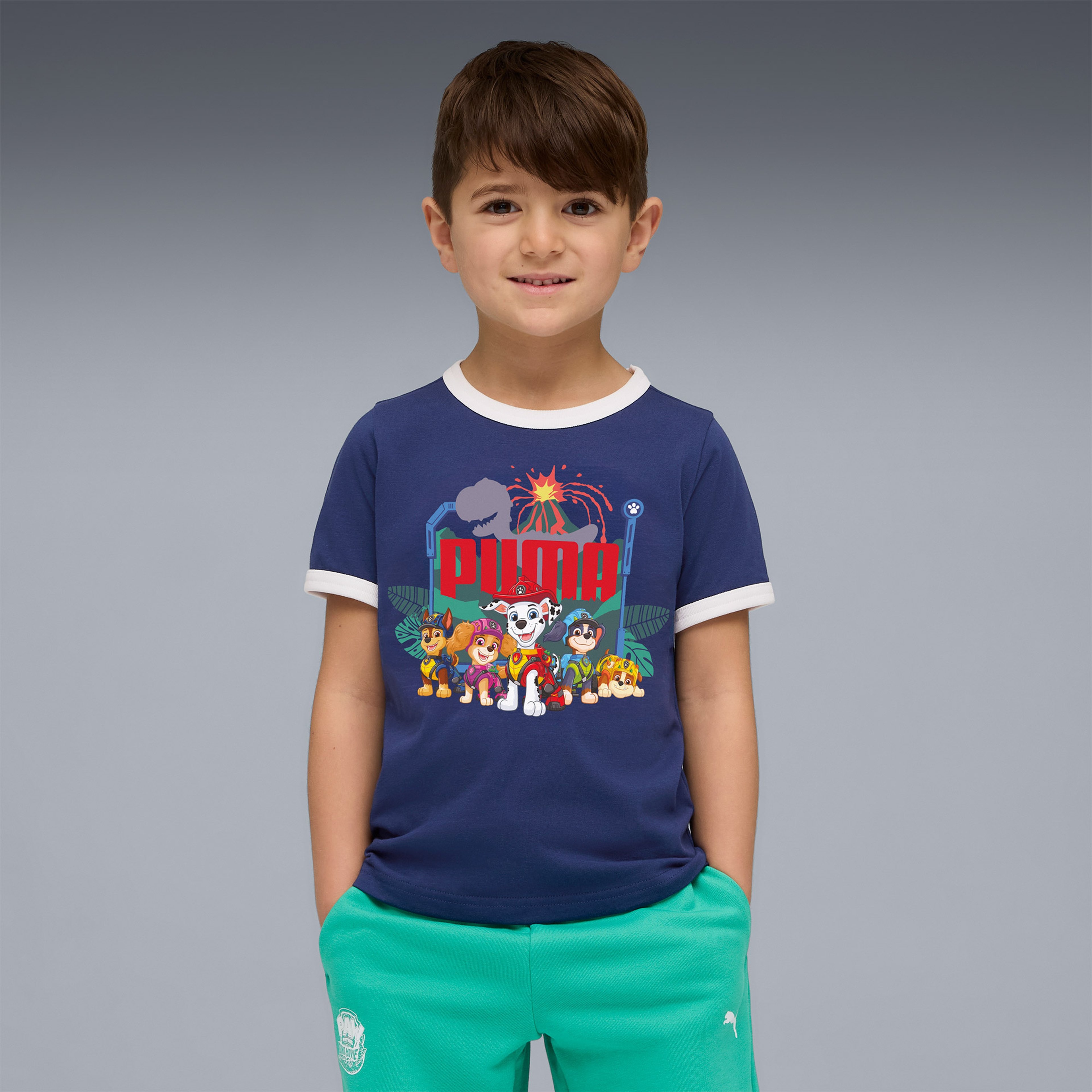 Puma X Paw Patrol Ringer  Çocuk Mavi T-Shirt