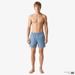 Lacoste Mid Monogram Print Swim Erkek Mavi Deniz Şortu