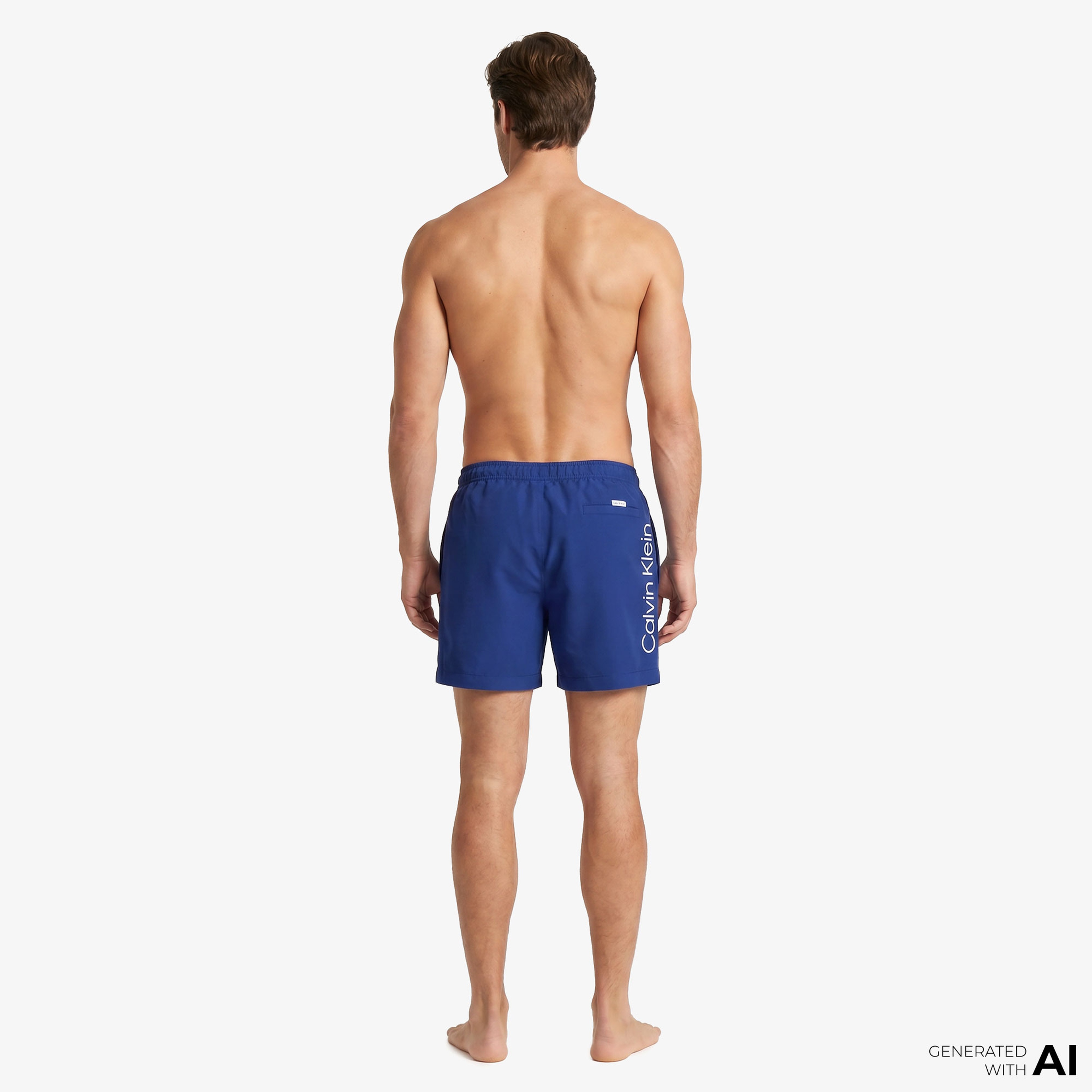 Calvin Klein Erkek Mavi Mayoşort