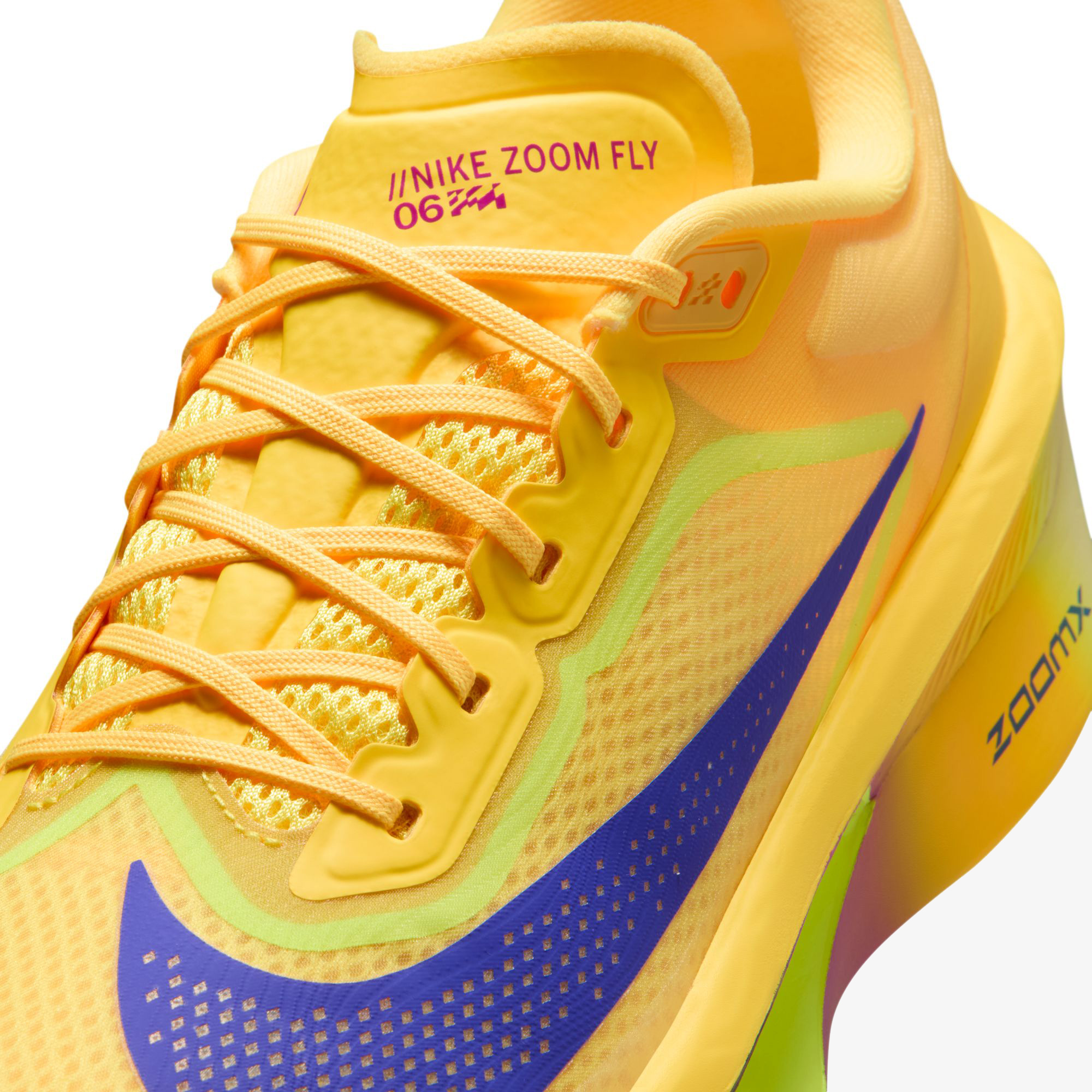Nike Zoom Fly 6 Erkek Sarı Koşu Ayakkabısı