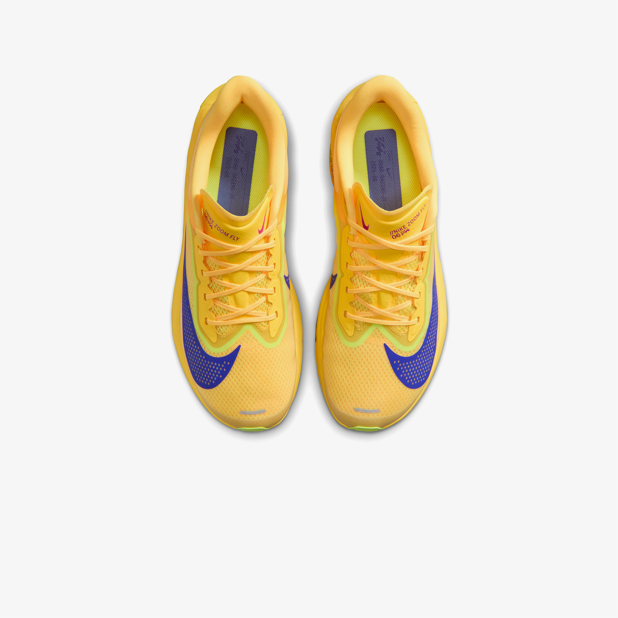 Nike Zoom Fly 6 Erkek Sarı Koşu Ayakkabısı