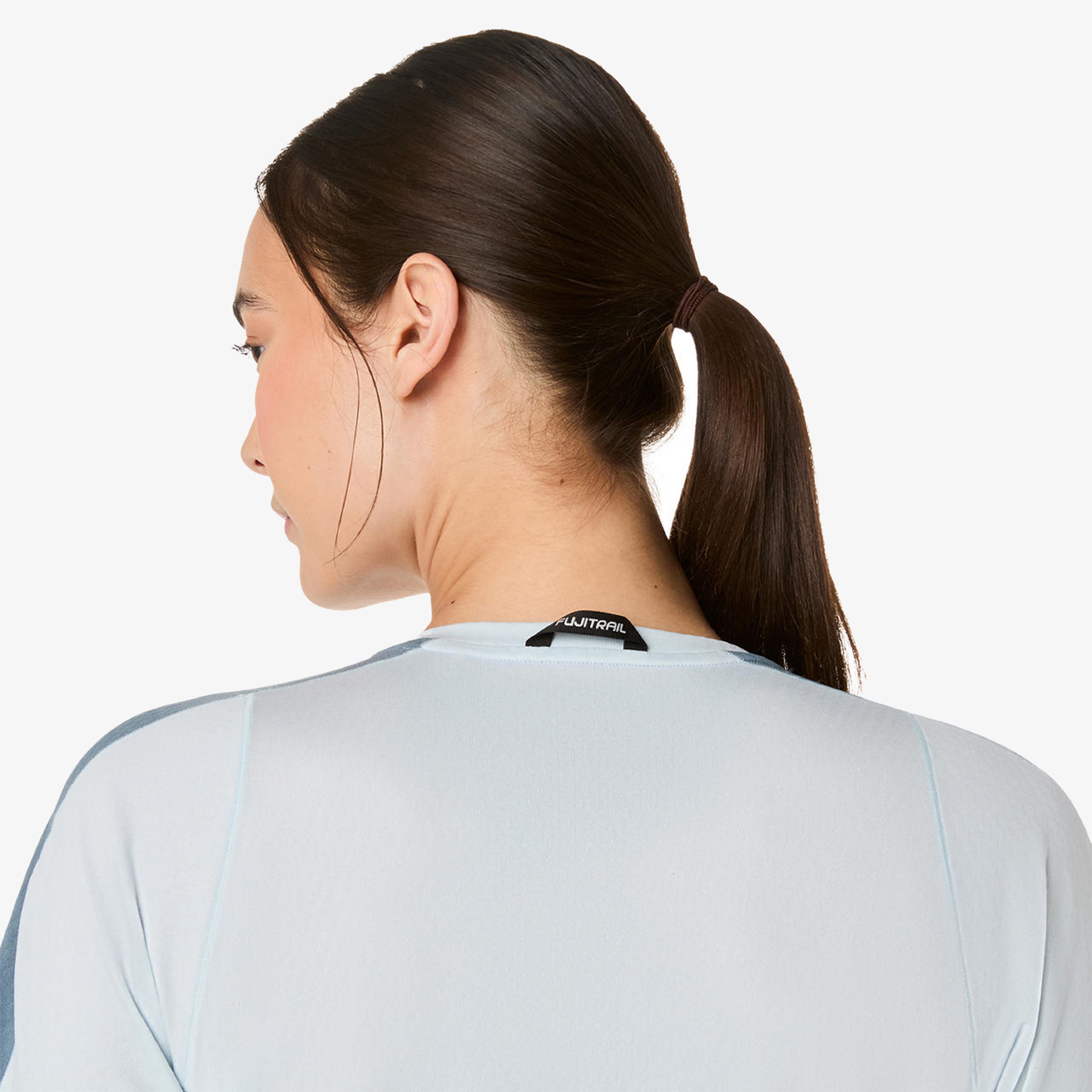 Asics Fujitrail Elite Ss Top Kadın Gri Koşu T-Shirt