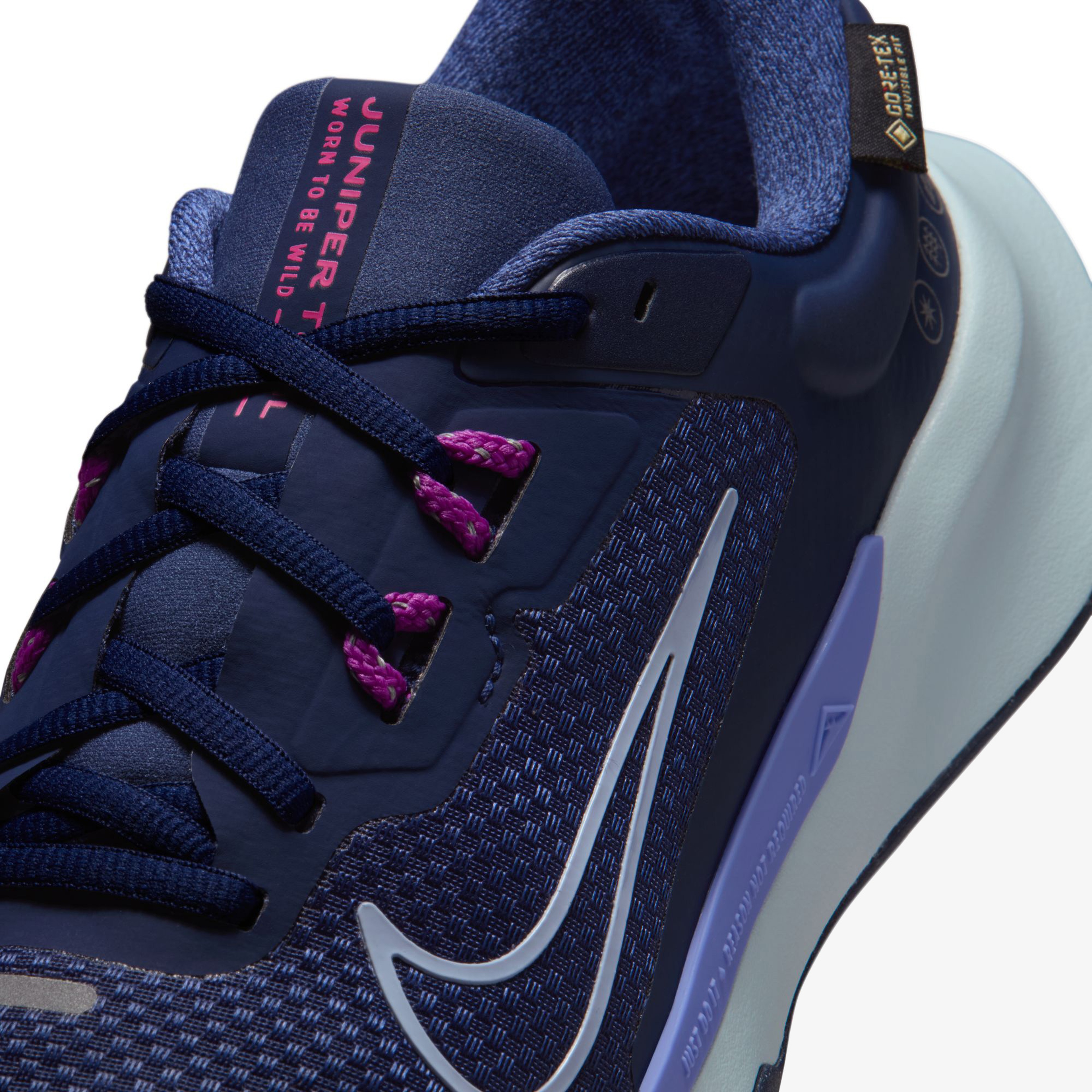 Nike Juniper Trail 2 GORE-TEX Kadın Lacivert Koşu Ayakkabısı