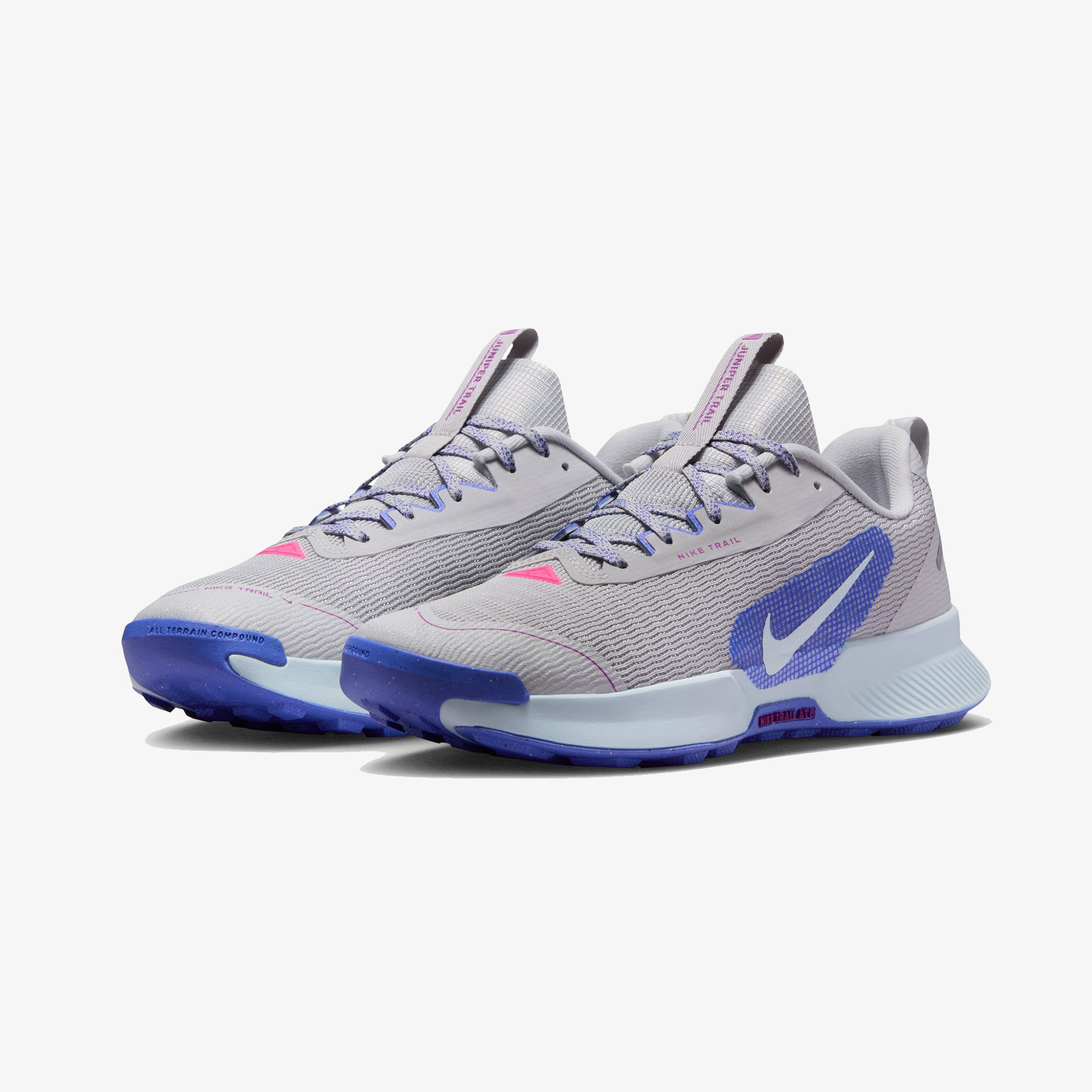 Nike Juniper Trail 3 Kadın Gri Koşu Ayakkabısı