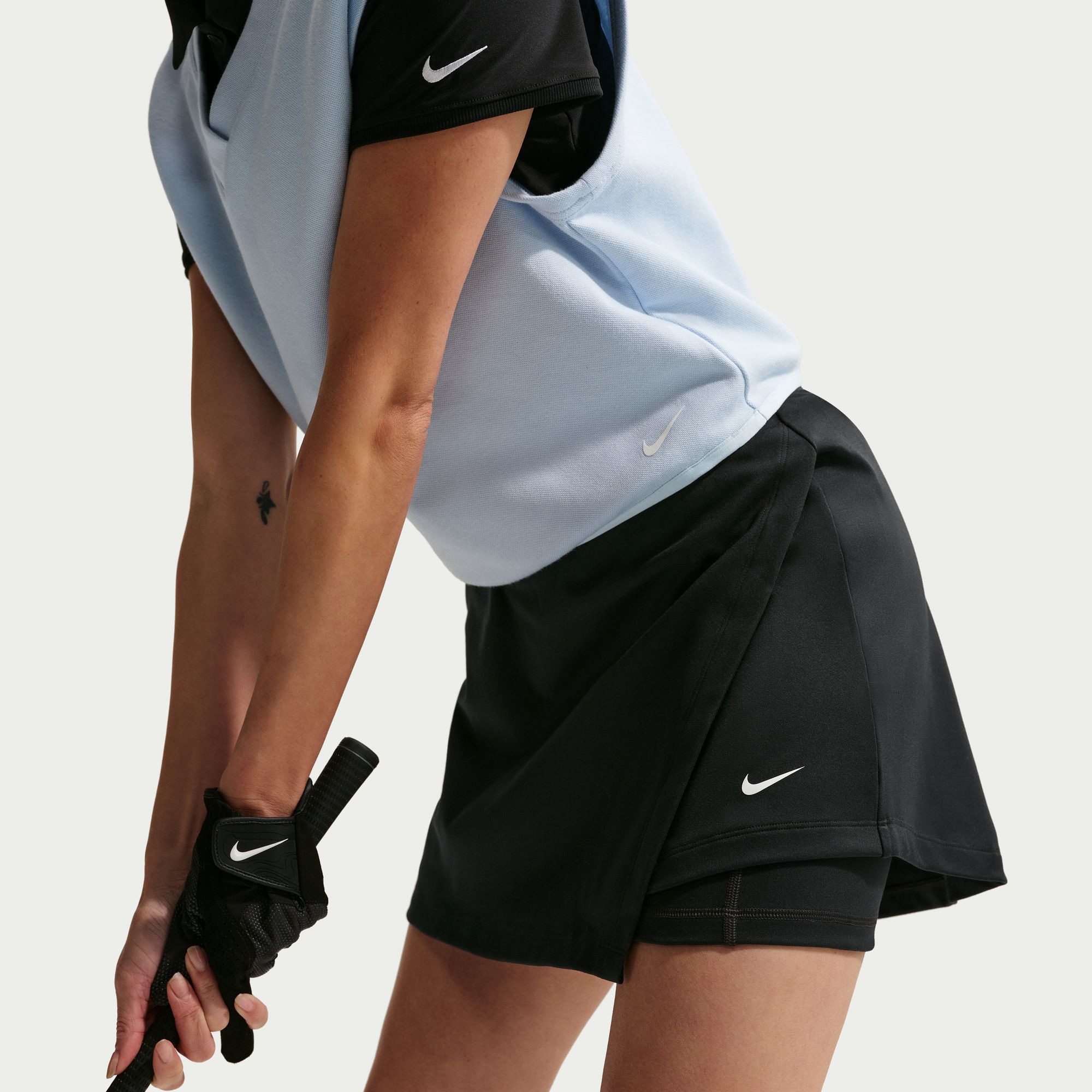 Nike Golf Club Kadın Siyah Golf Etek