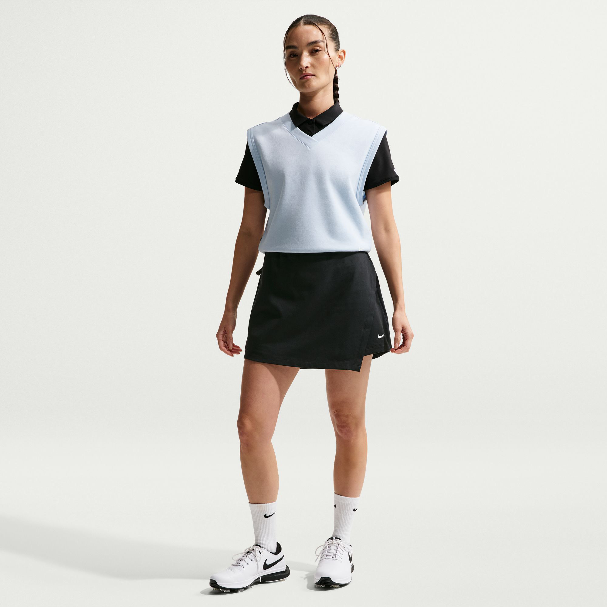 Nike Golf Club Kadın Siyah Golf Etek