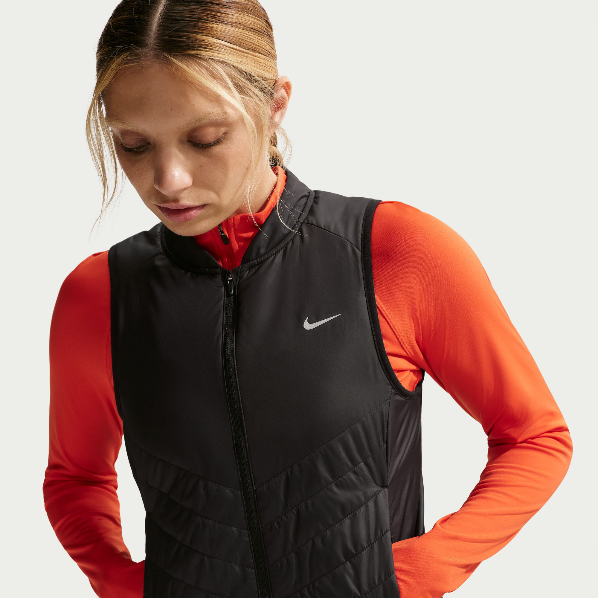 Nike Tempo Kadın Siyah Koşu Yeleği