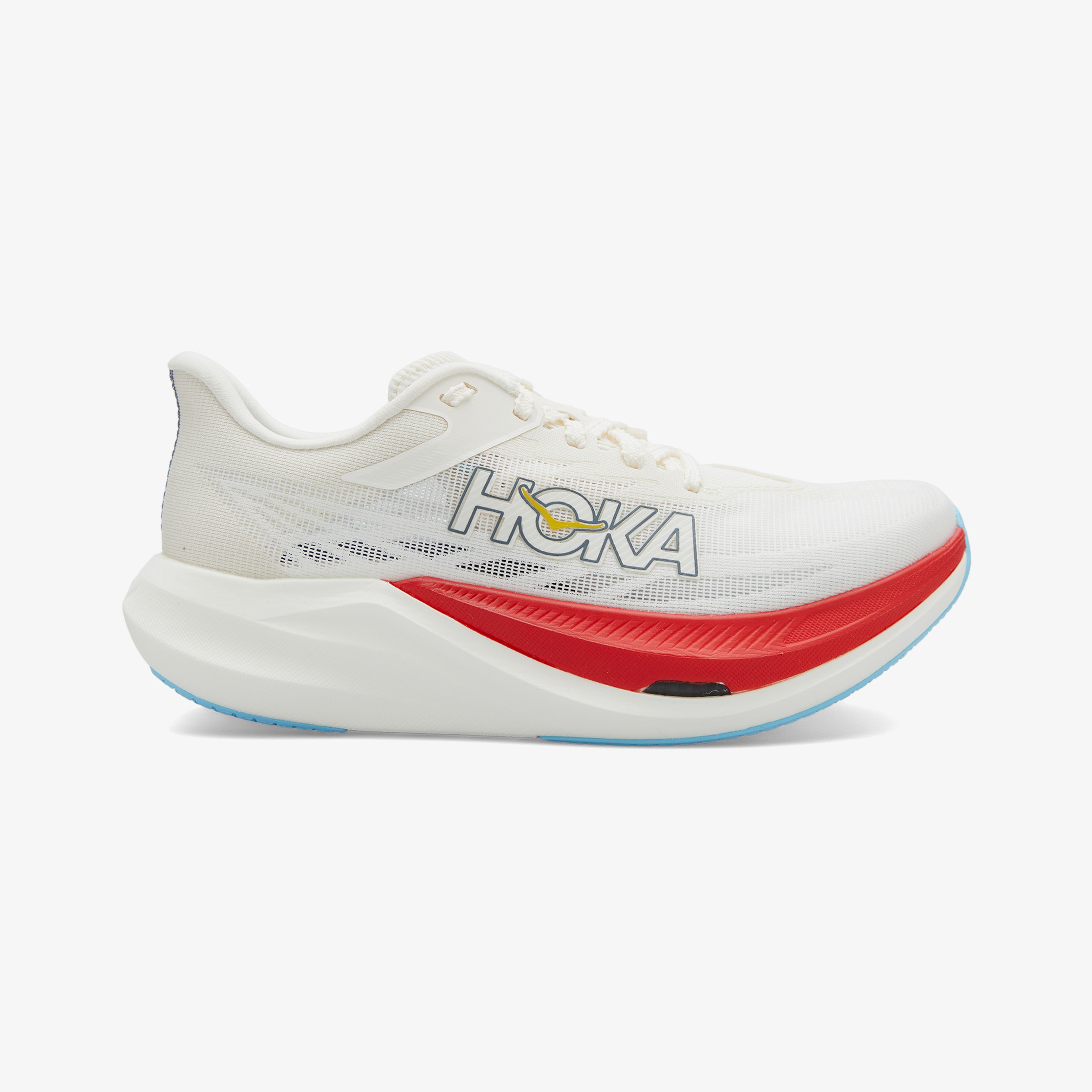 Hoka Rocket X 3 Unisex Bej Yol Koşusu Ayakkabısı