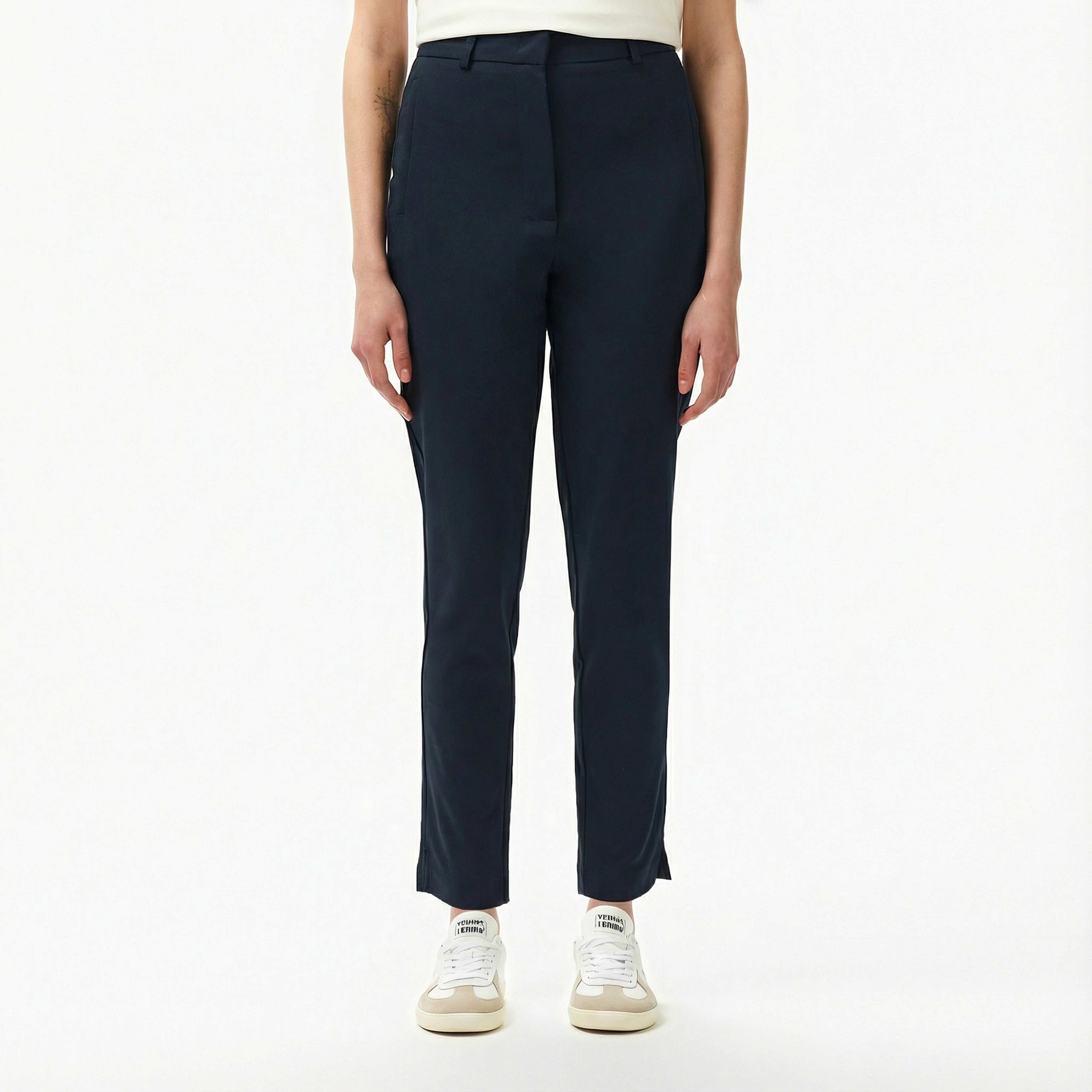 Kadın Regular Fit Lacivert Pantolon
