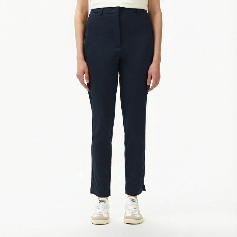 Kadın Regular Fit Lacivert Pantolon