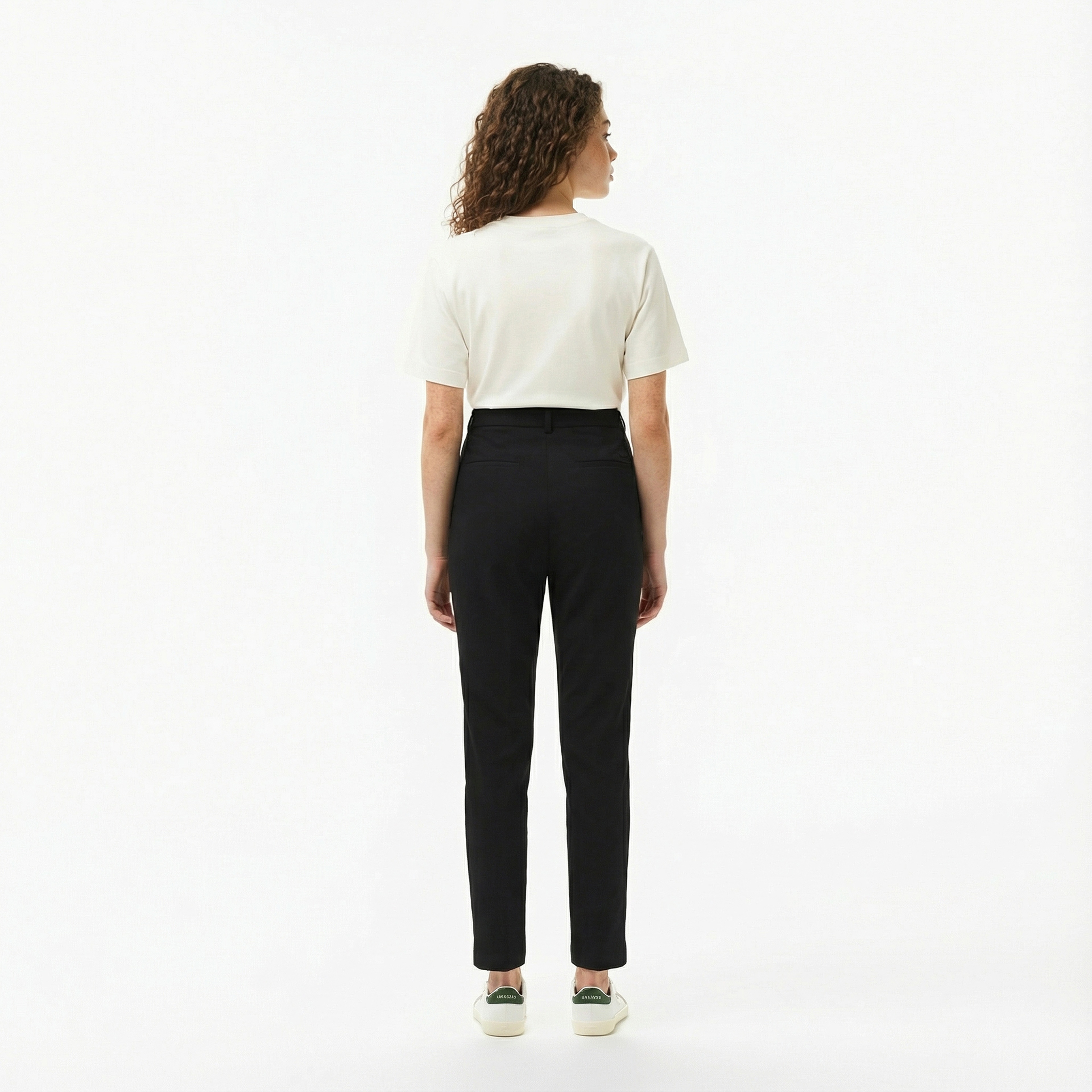 Kadın Regular Fit Siyah Pantolon