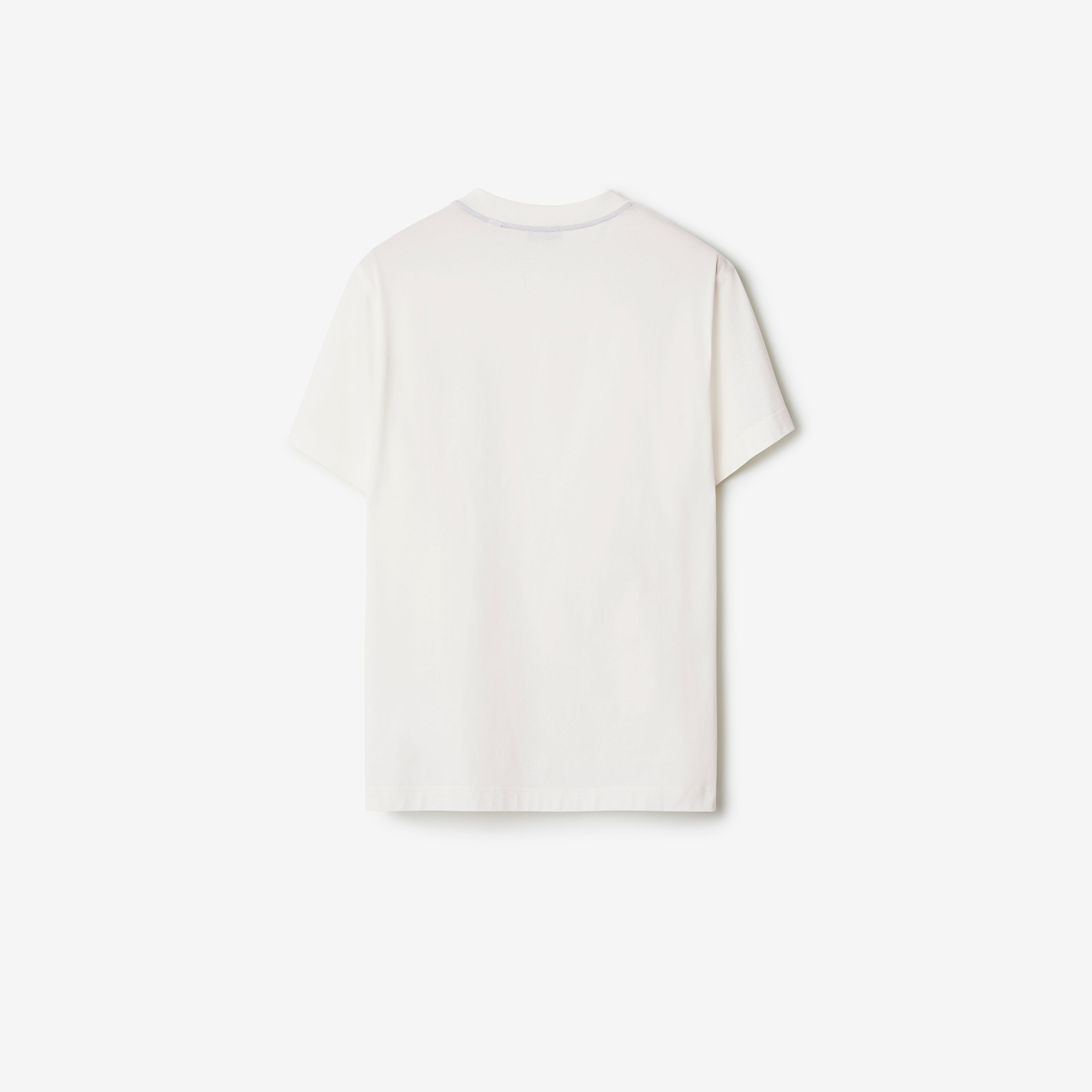 Burberry Pamuklu Erkek Beyaz T-Shirt