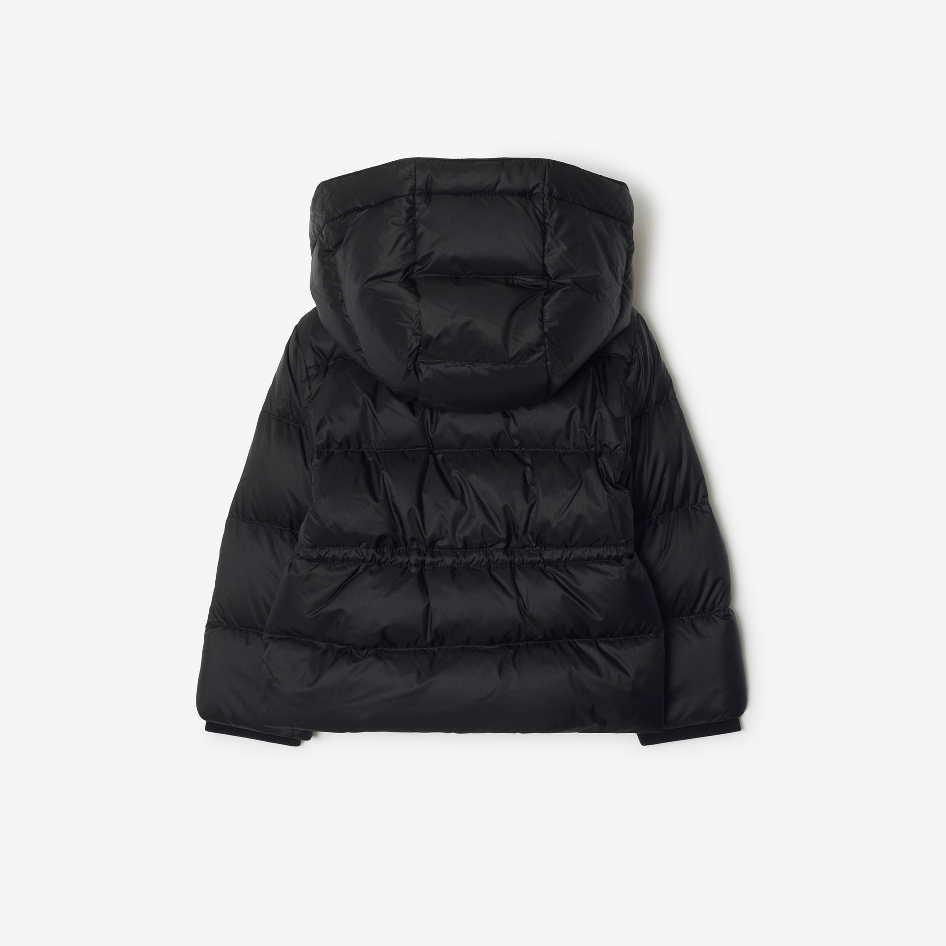 Burberry Agnes Nylon Puffer Çocuk Siyah Mont