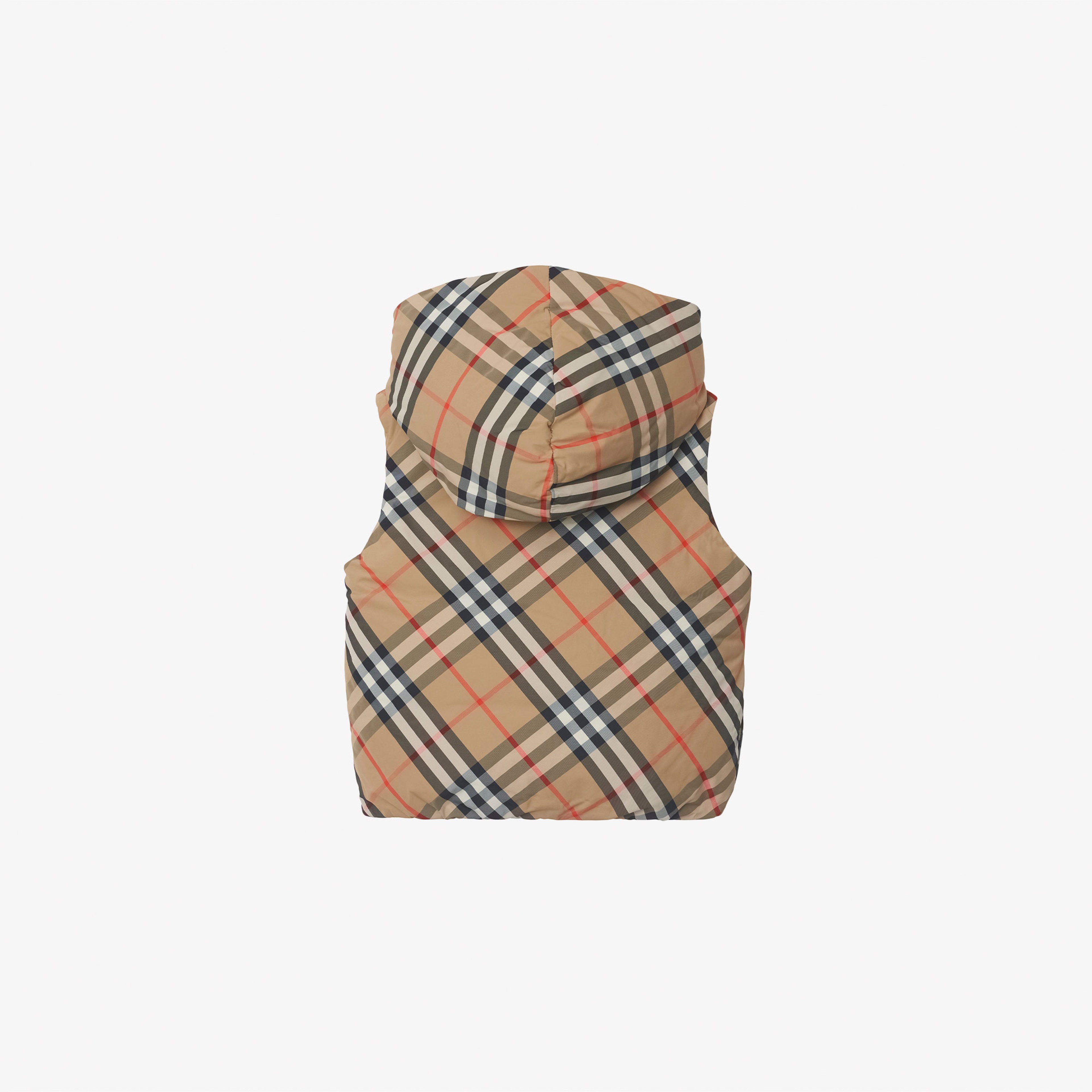 Burberry Axel Gilet Reversible Nylon Padded Gilet Çocuk Bej Yelek
