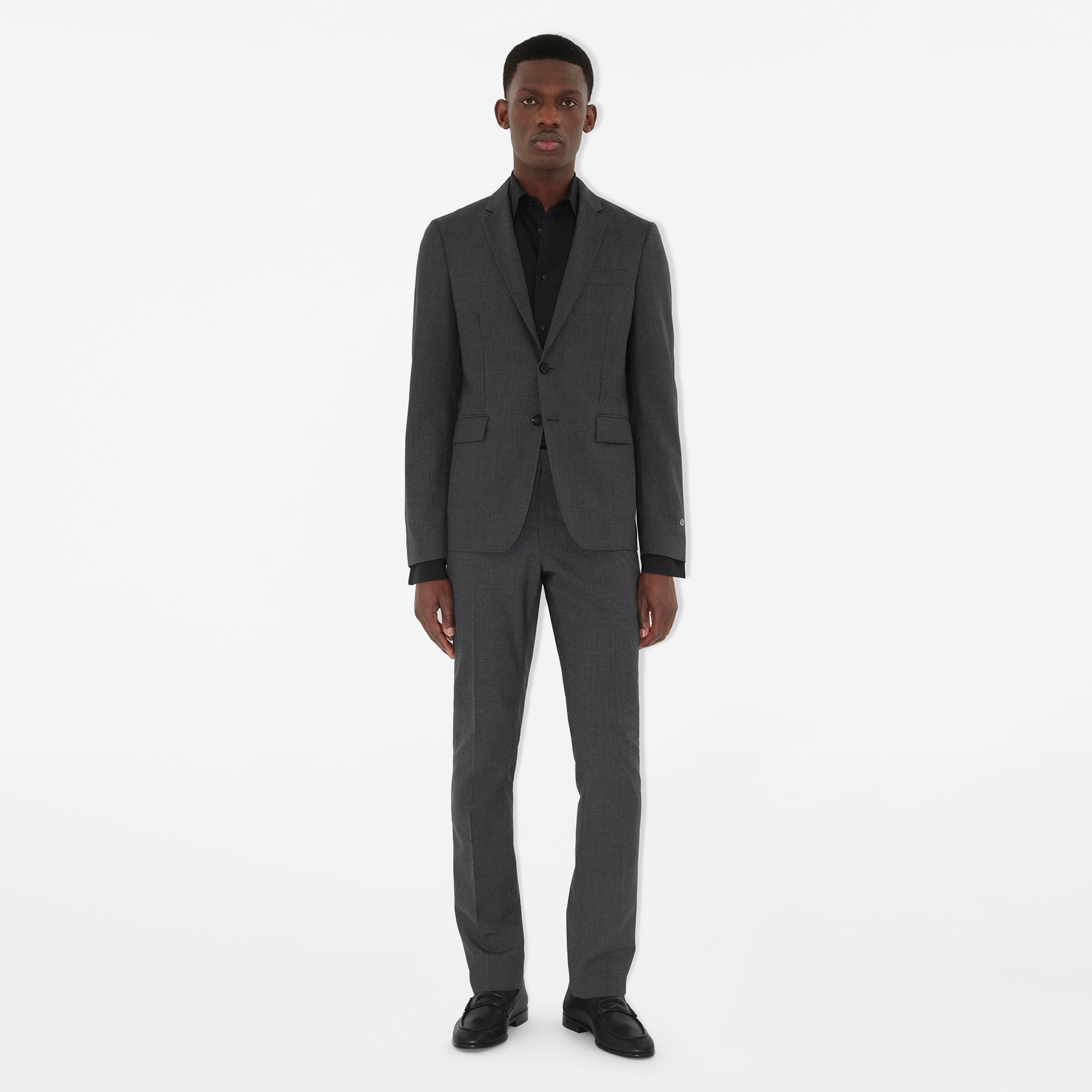 Burberry Erkek Gri Pantolon