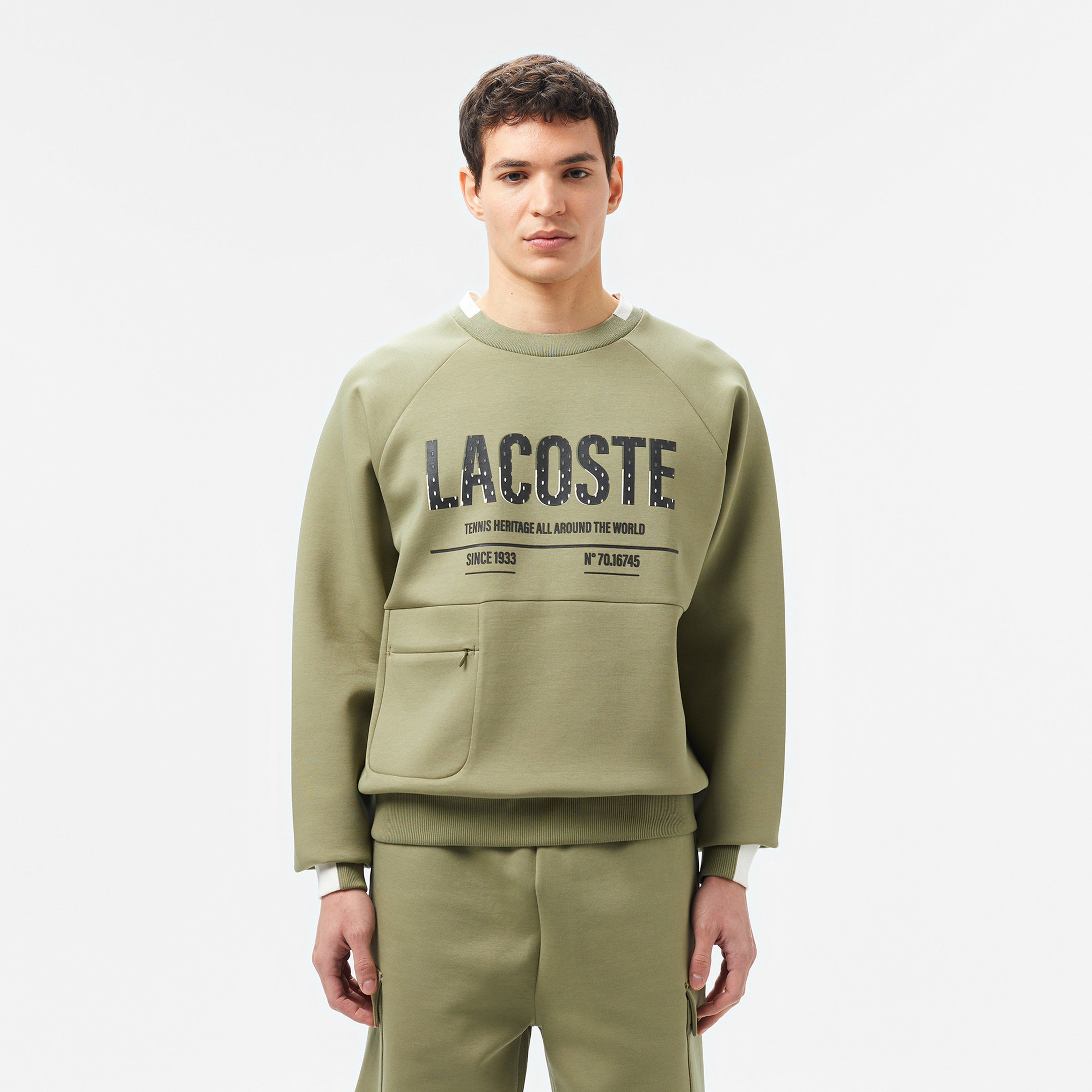 Lacoste Erkek Haki Sweatshirt