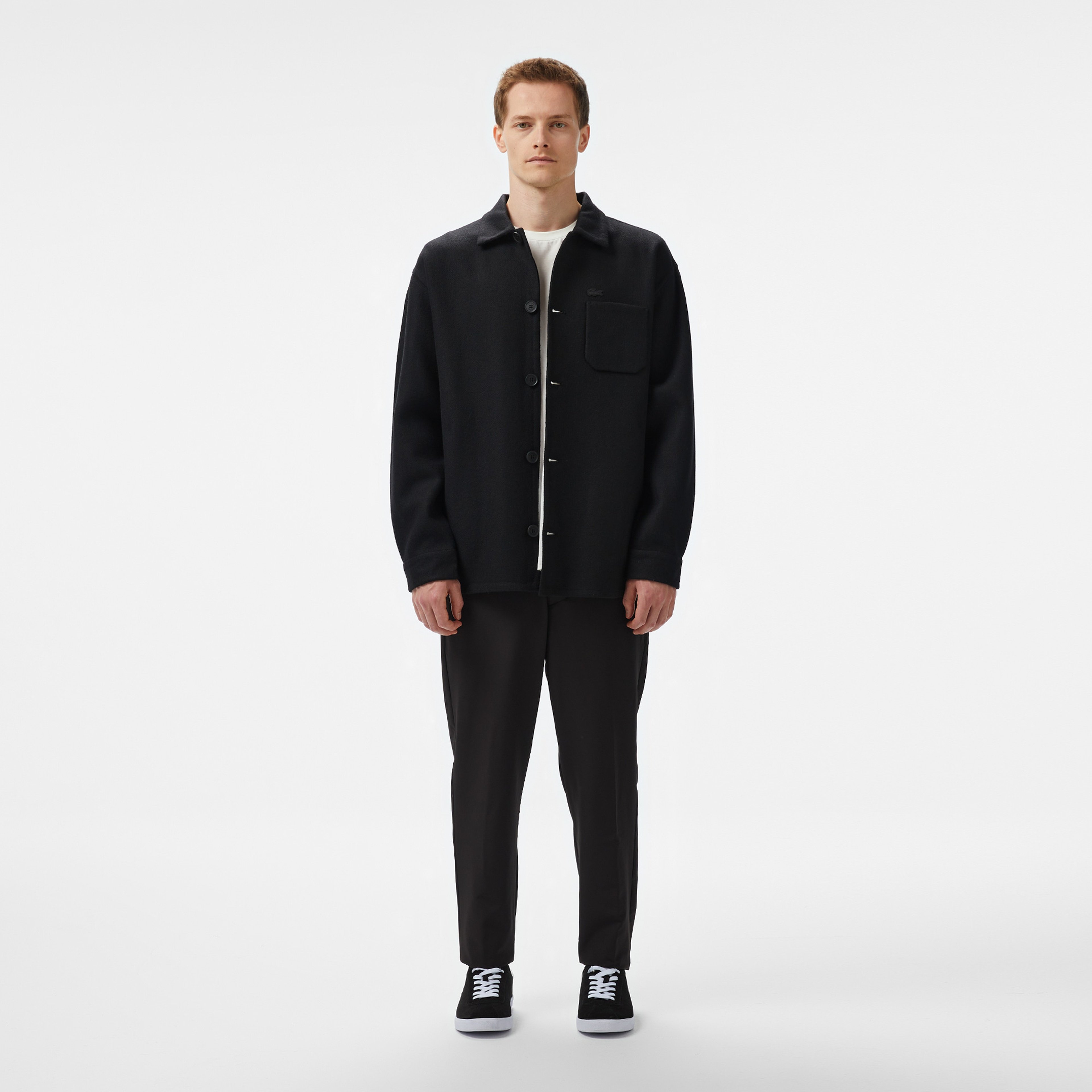 Lacoste Erkek Siyah Mont