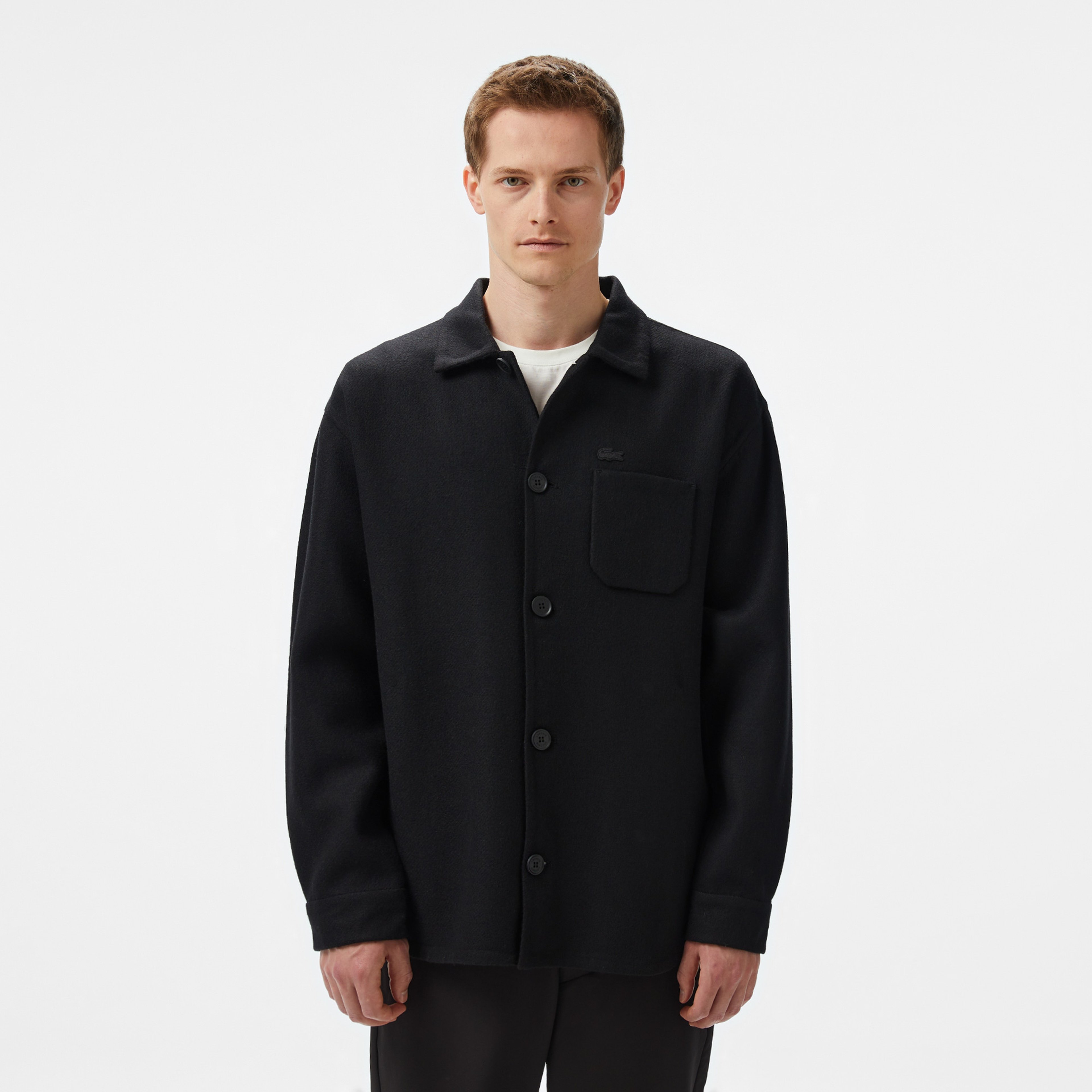 Lacoste Erkek Siyah Mont
