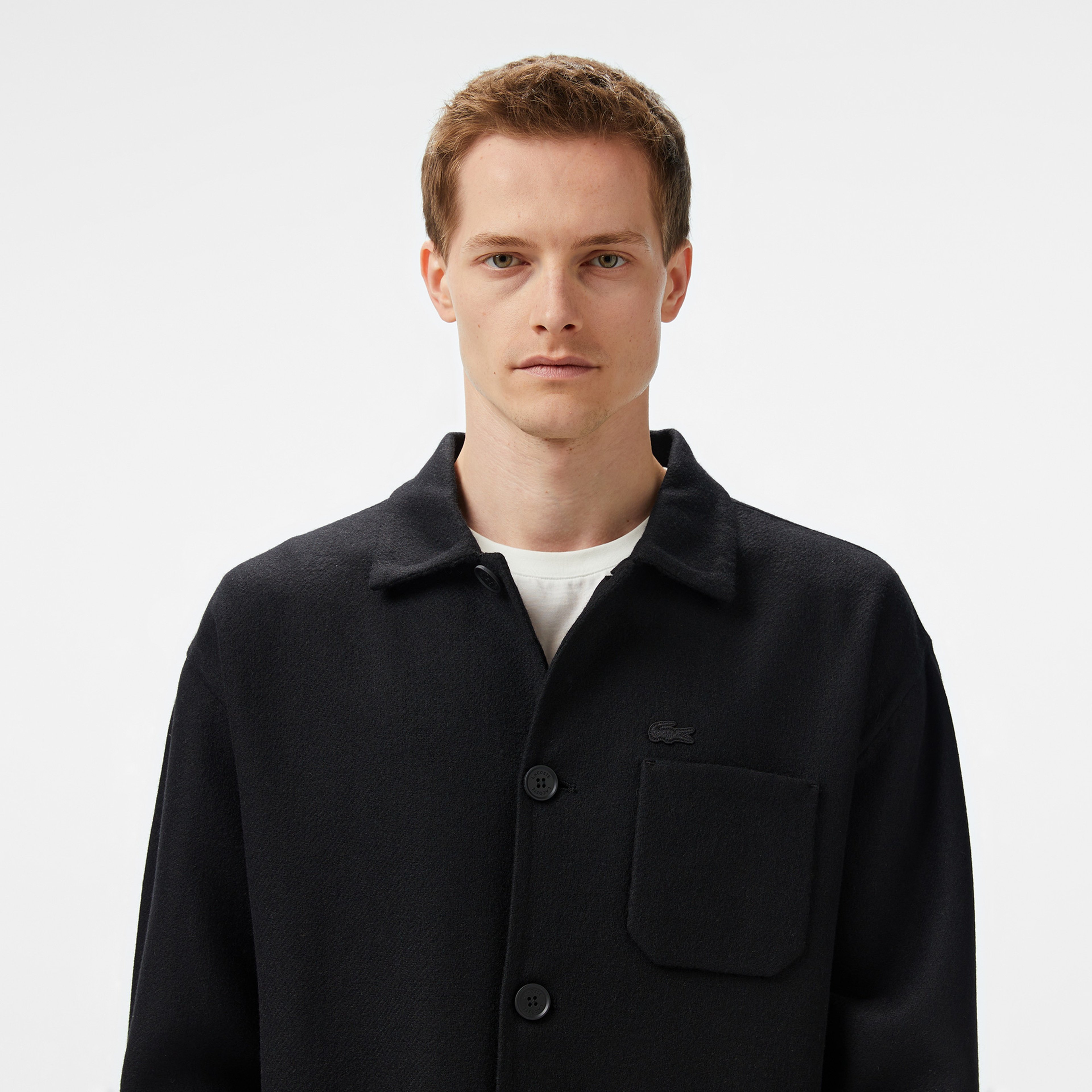 Lacoste Erkek Siyah Mont
